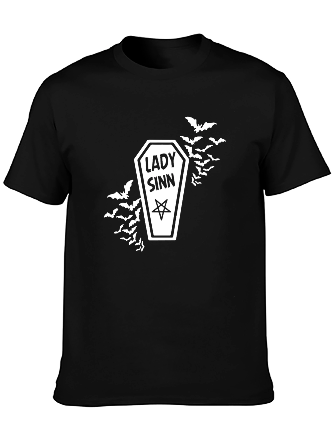 Lady Sinn Coffin Tee - Gothic Style Shirt