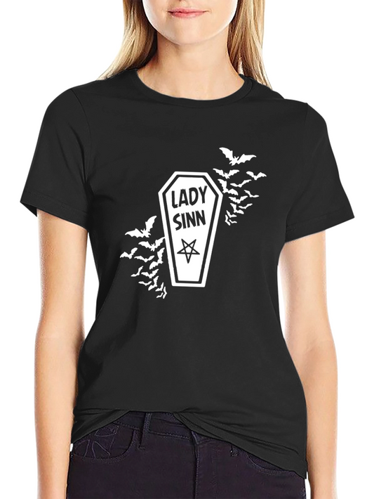 Lady Sinn Coffin Tee - Gothic Style Shirt