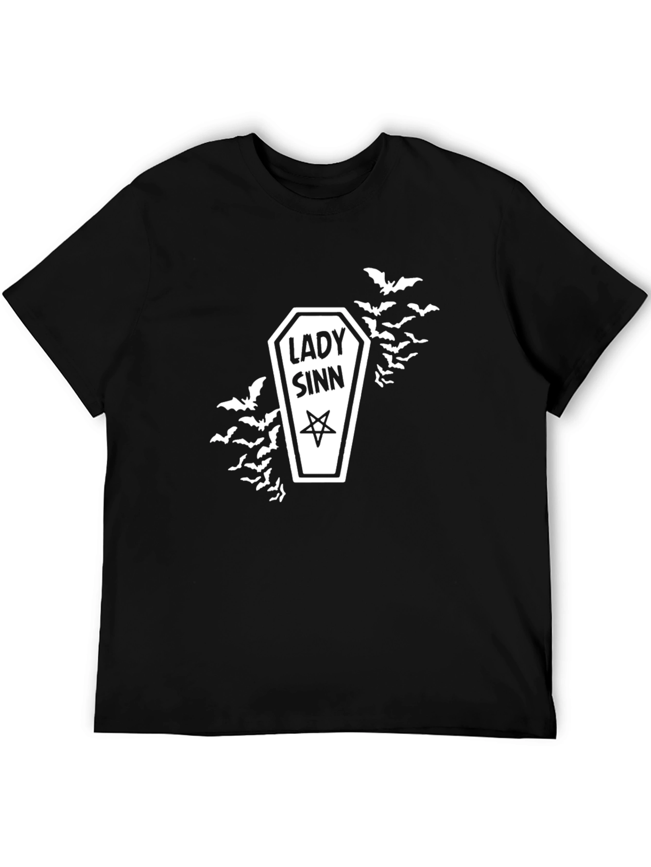 Lady Sinn Coffin Tee - Gothic Style Shirt