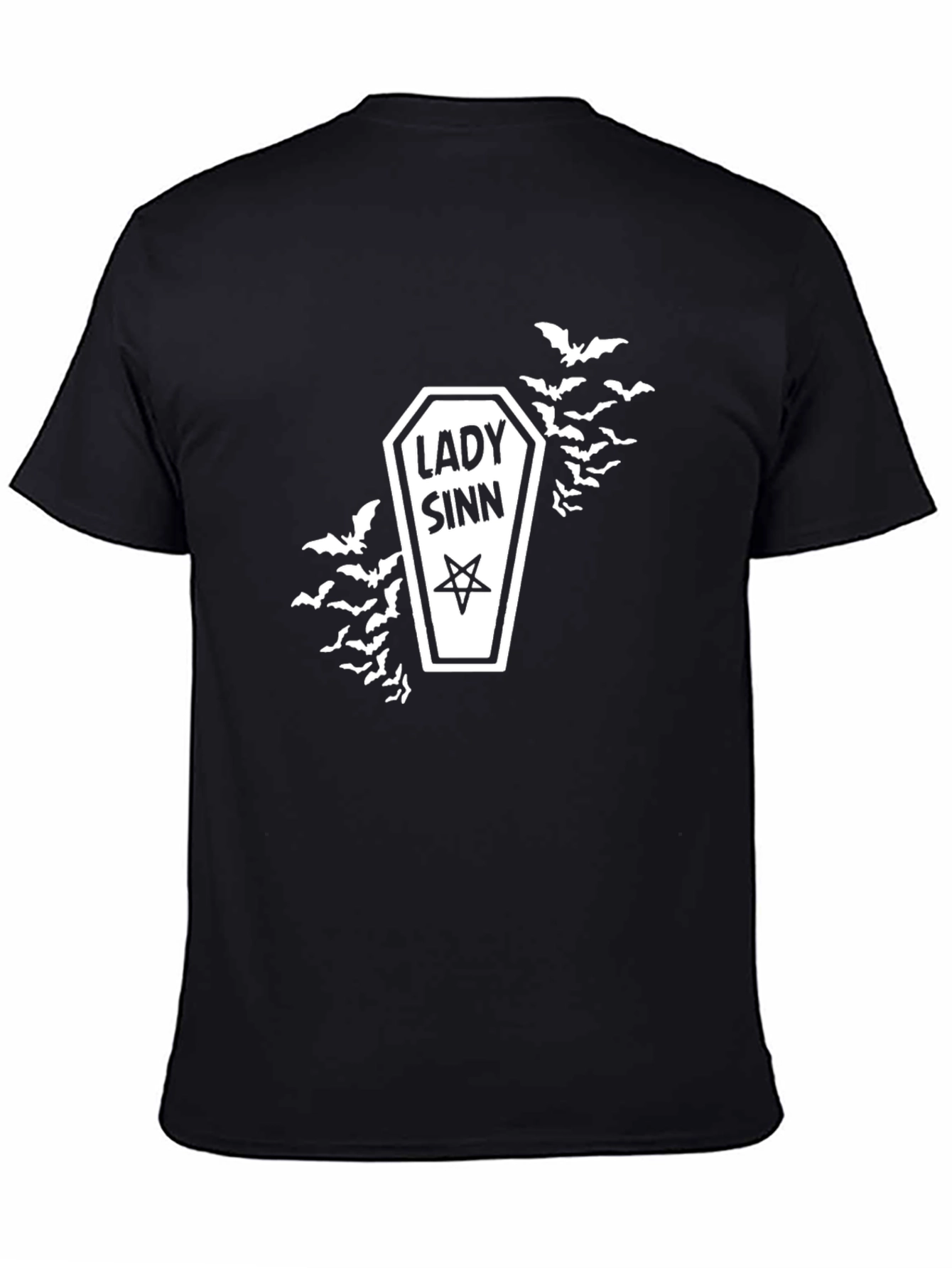 Lady Sinn Coffin Tee - Gothic Style Shirt