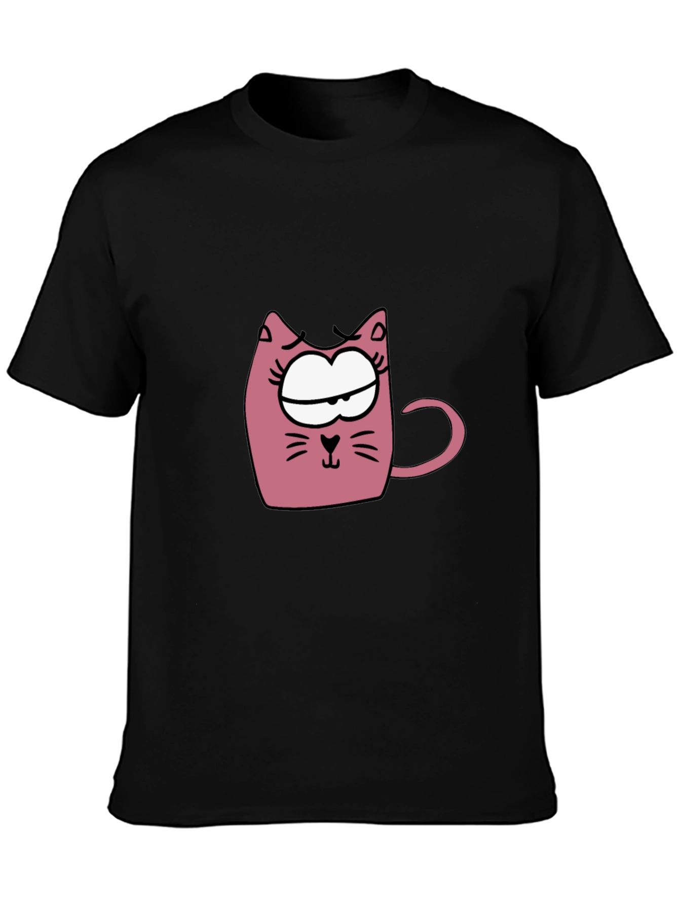 Cat Mug Graphic T-Shirt