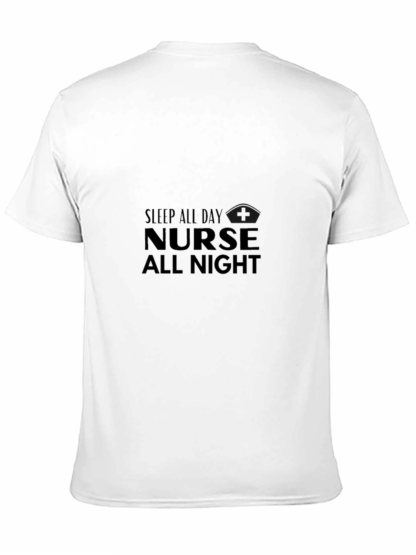 Nurse All Night Black Tee
