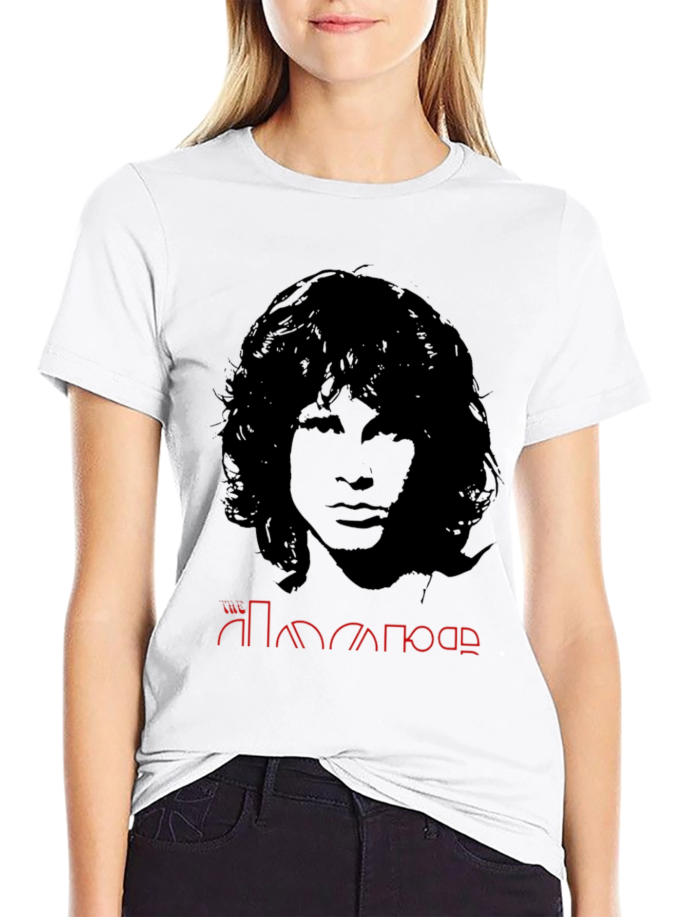 The Doors Graphic Print Black T-Shirt