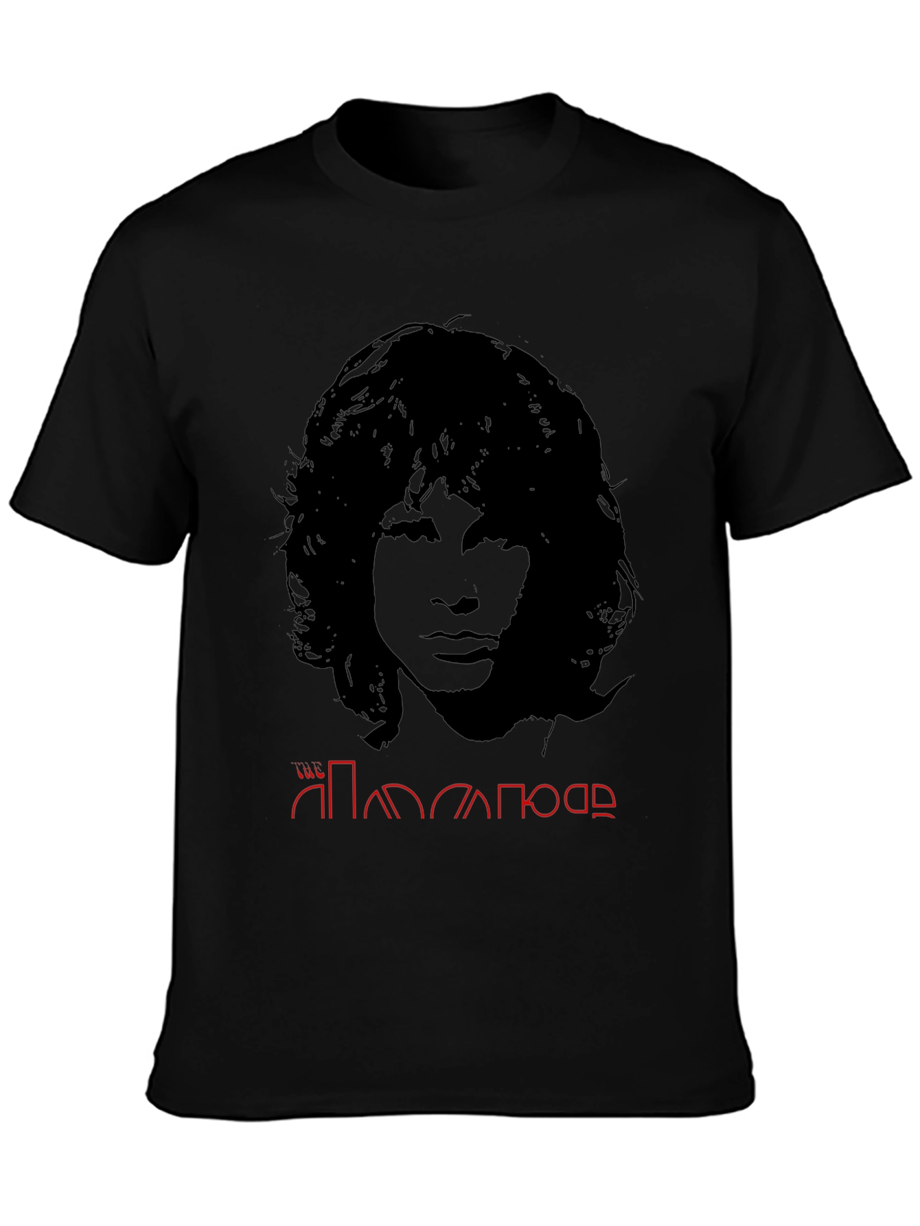 The Doors Graphic Print Black T-Shirt