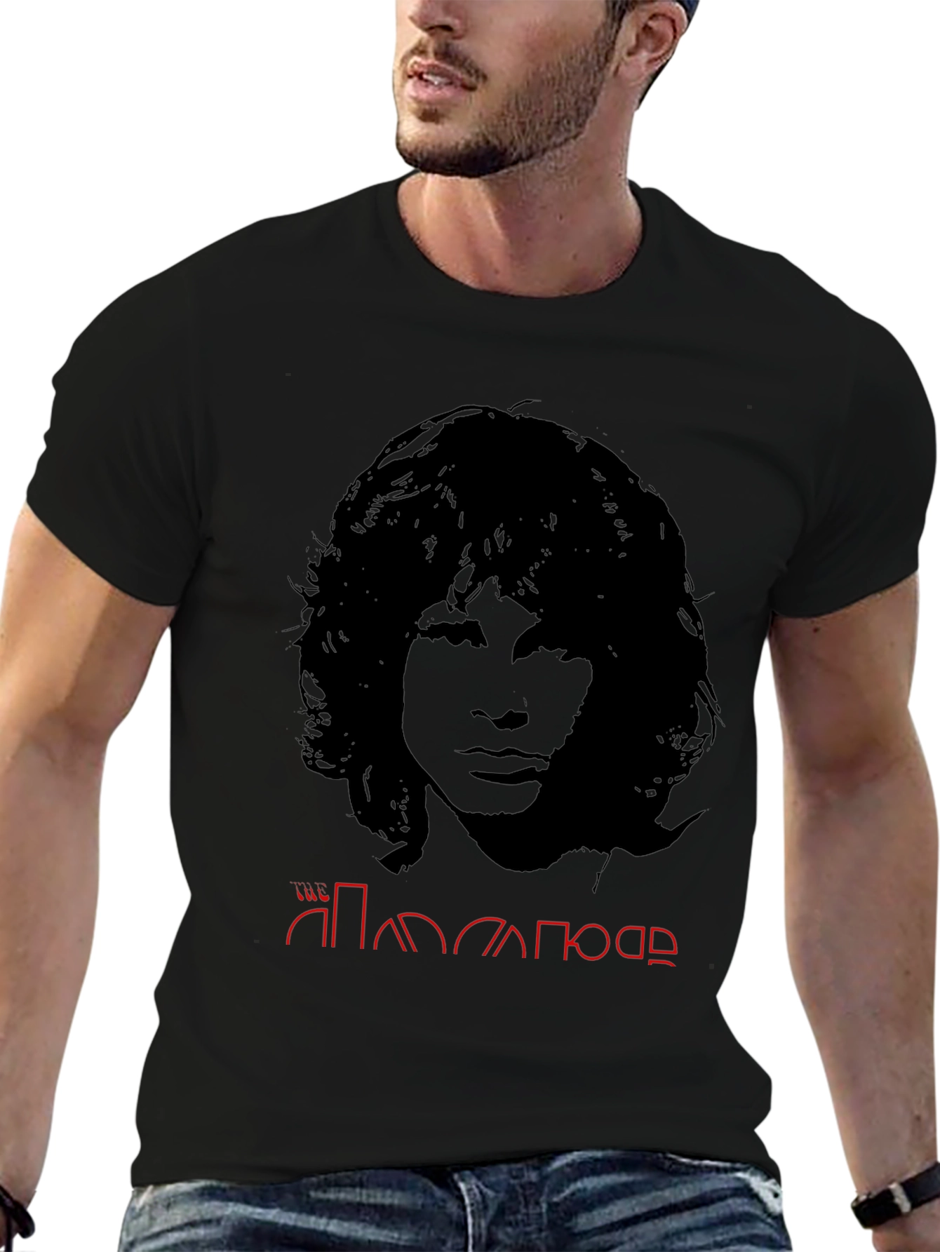 The Doors Graphic Print Black T-Shirt
