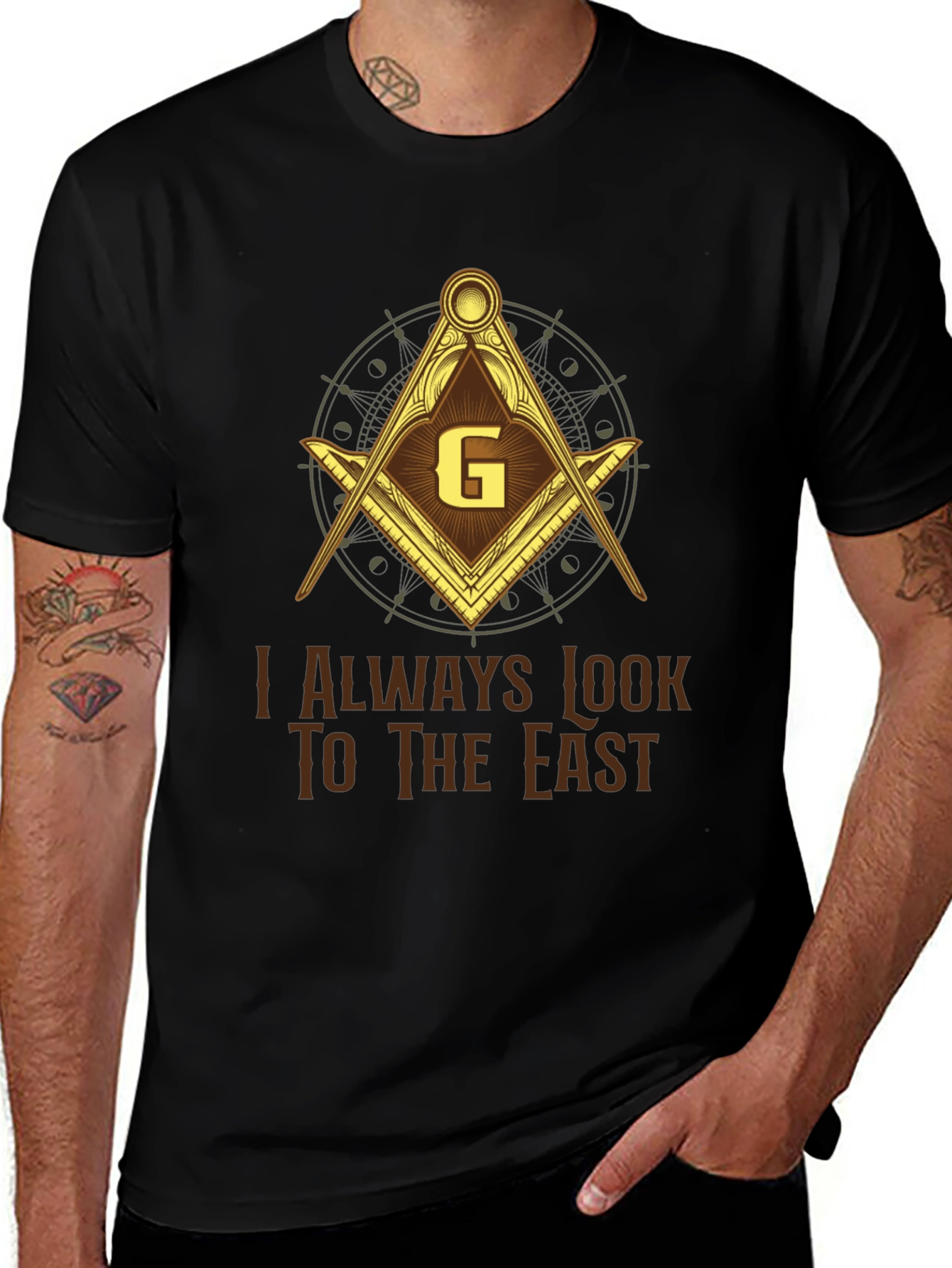 Masonic T-Shirt - I Always Look to the East
