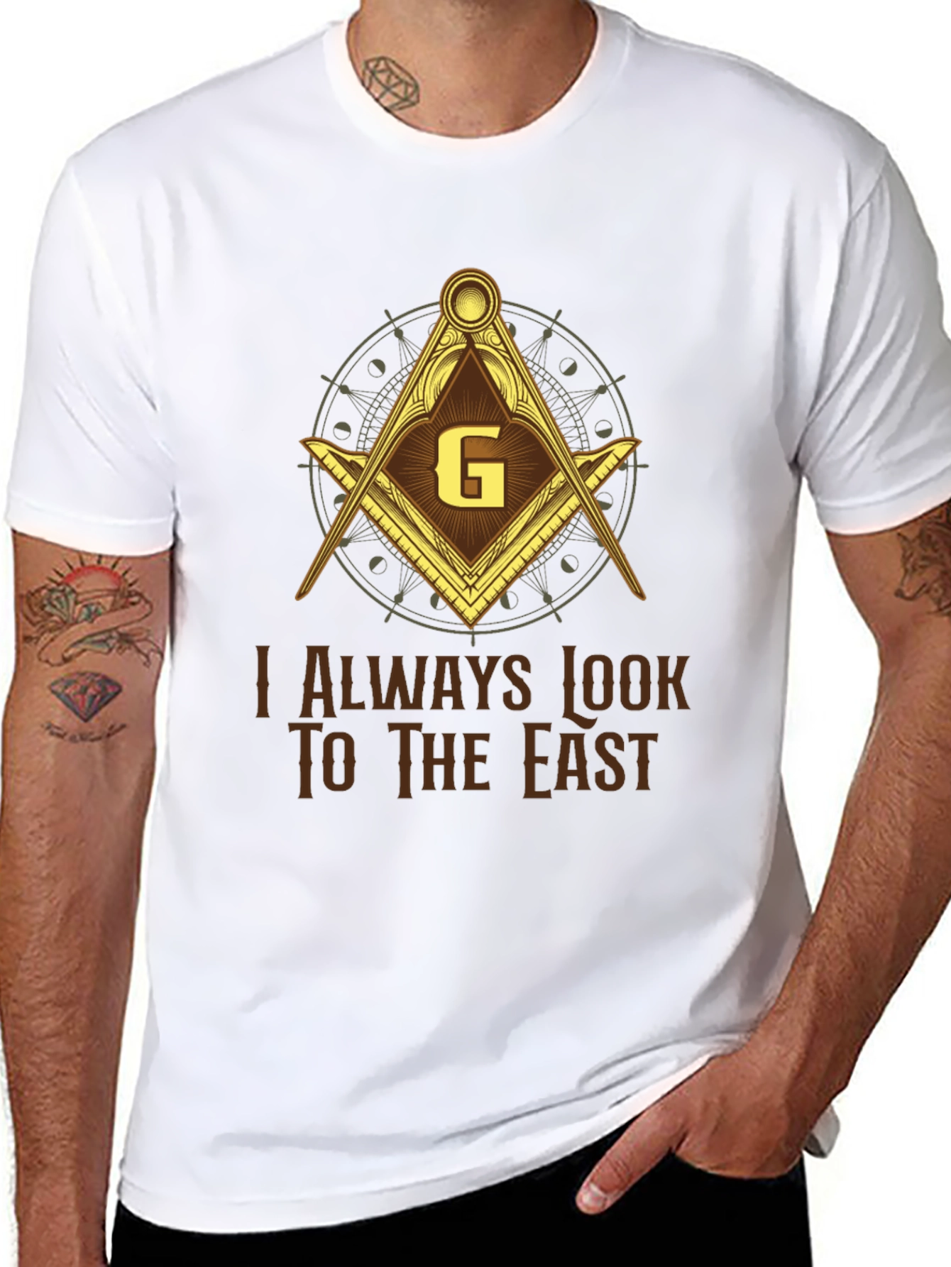 Masonic T-Shirt - I Always Look to the East