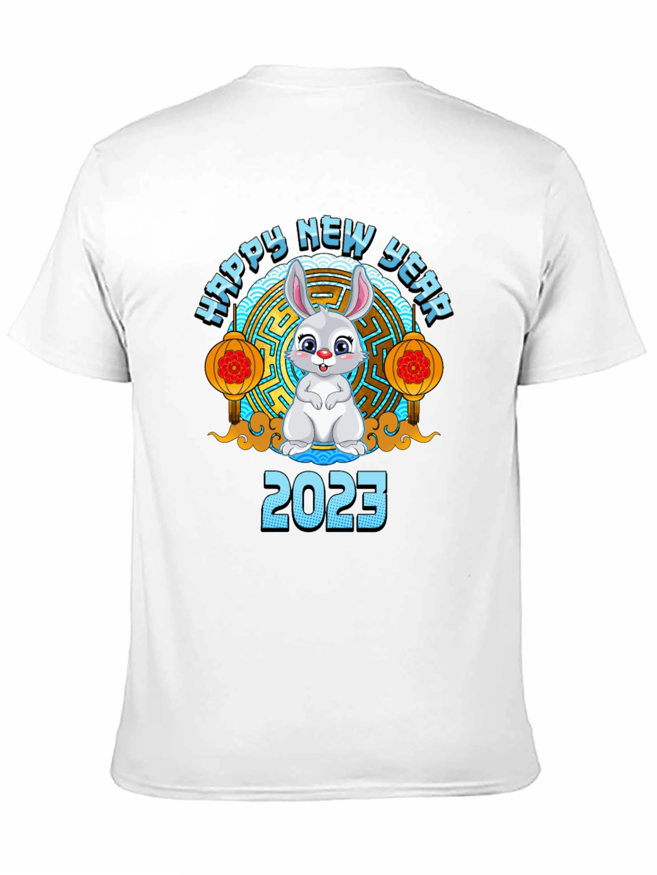 Happy New Year 2023 Rabbit Graphic T-Shirt