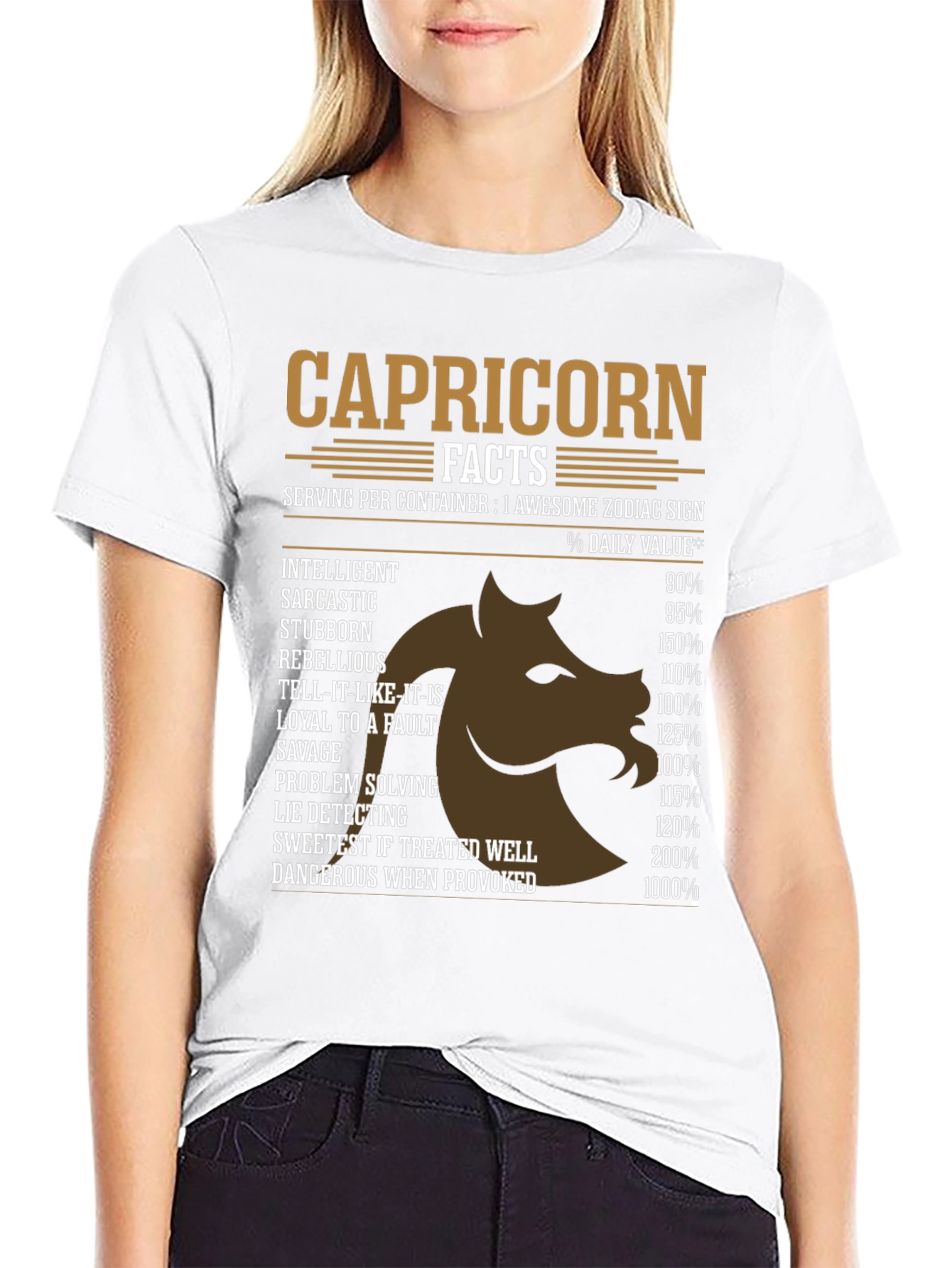 Capricorn Zodiac Sign Facts T-Shirt