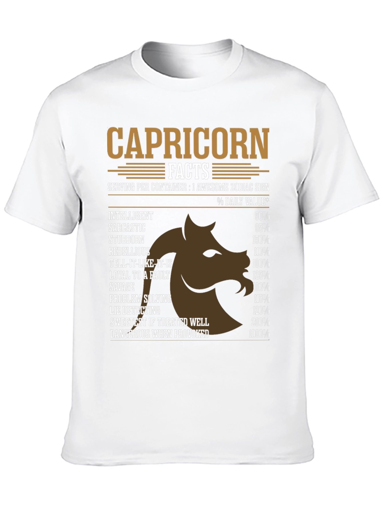 Capricorn Zodiac Sign Facts T-Shirt