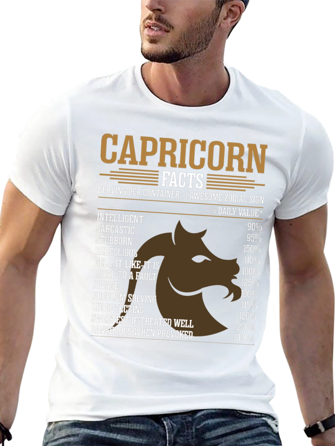 Capricorn Zodiac Sign Facts T-Shirt