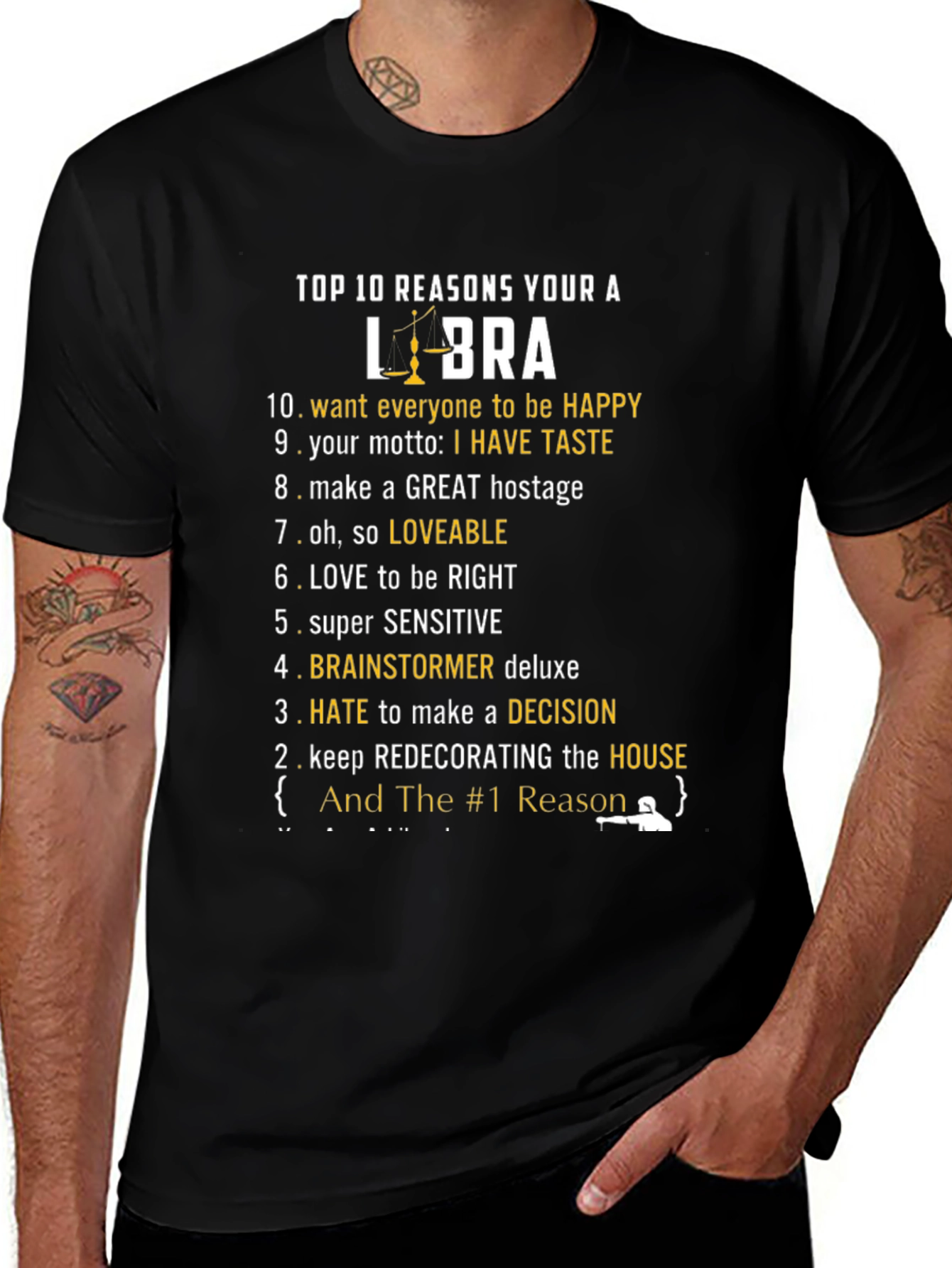 Top 10 Reasons Libra T-Shirt