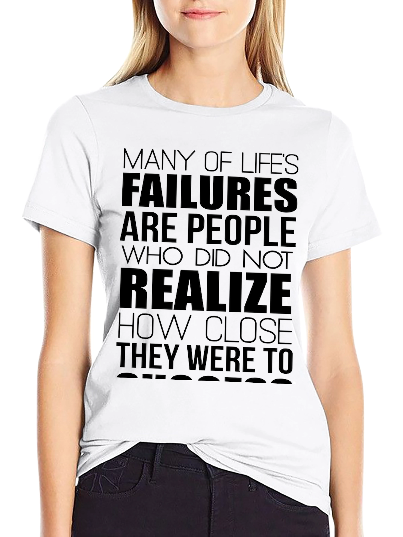 Motivational Quote T-Shirt: Dont Give Up!