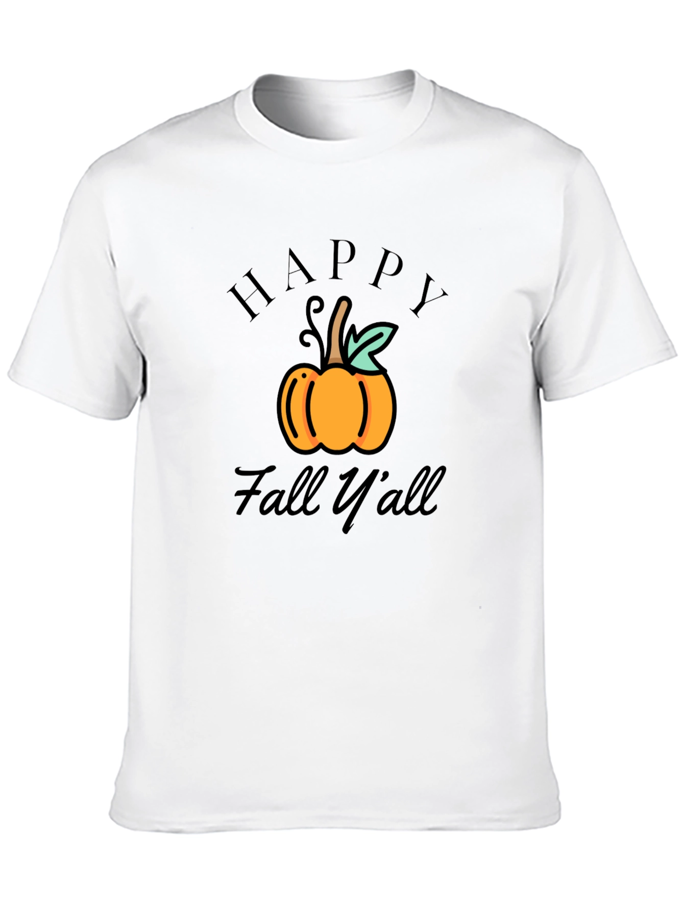 Happy Fall Yall Pumpkin Graphic Tee