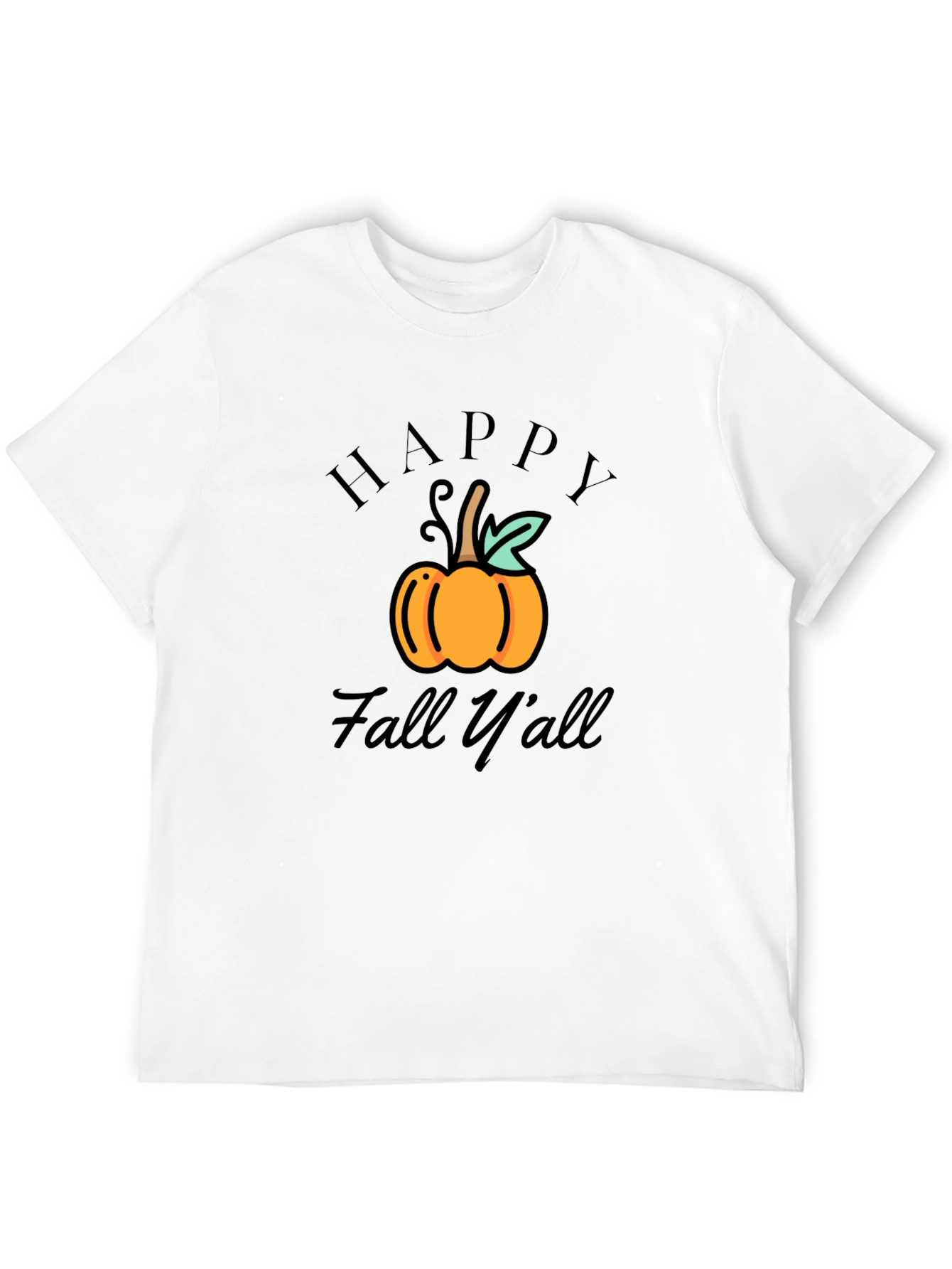 Happy Fall Yall Pumpkin Graphic Tee