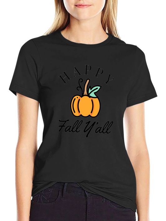 Happy Fall Yall Pumpkin Graphic Tee