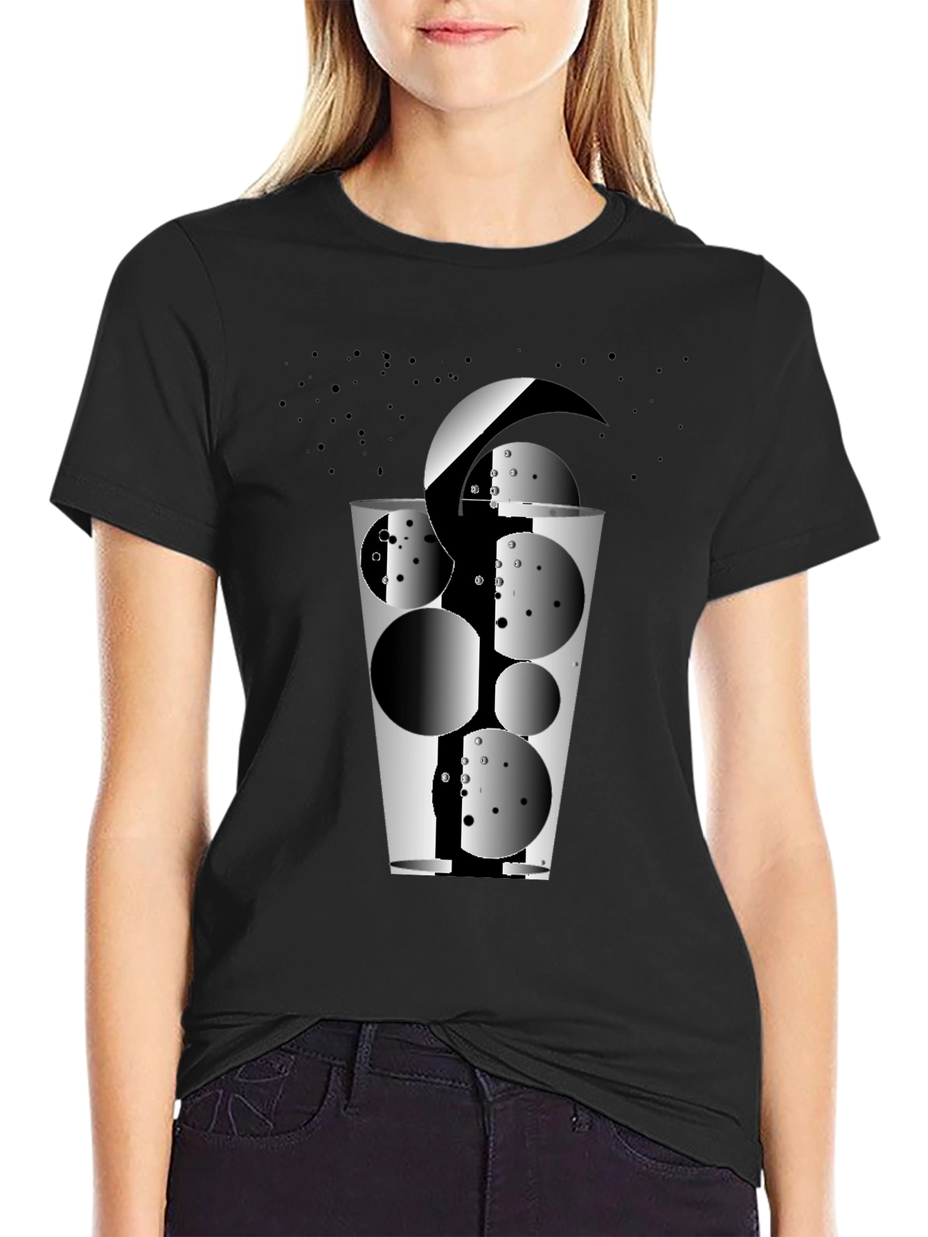Abstract Glass Graphic T-Shirt
