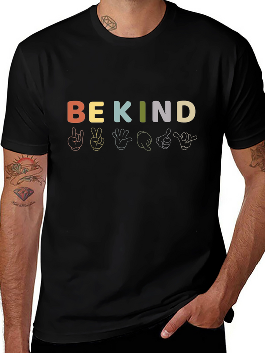 Be Kind Sign Language Graphic Tee