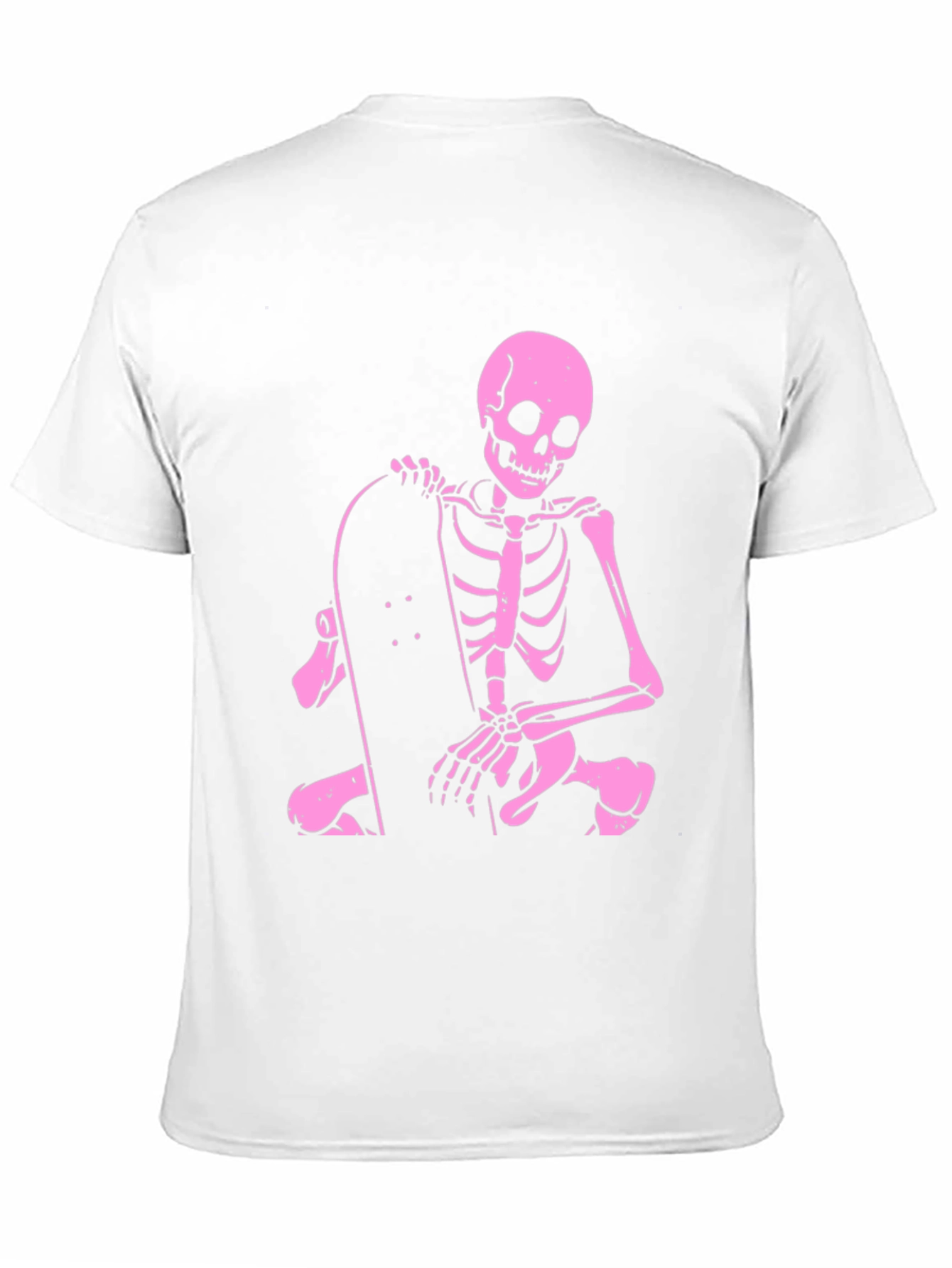 Skeleton Skateboarder Graphic Tee - Black T-Shirt