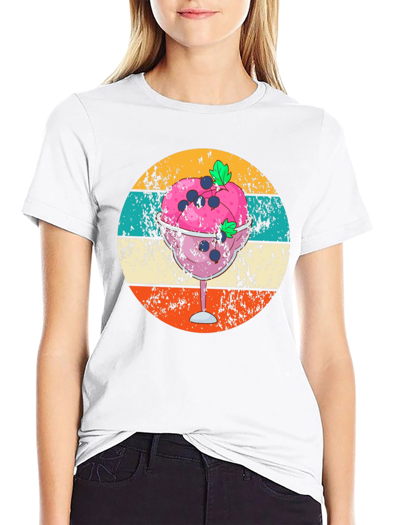 Retro Dessert Graphic T-Shirt
