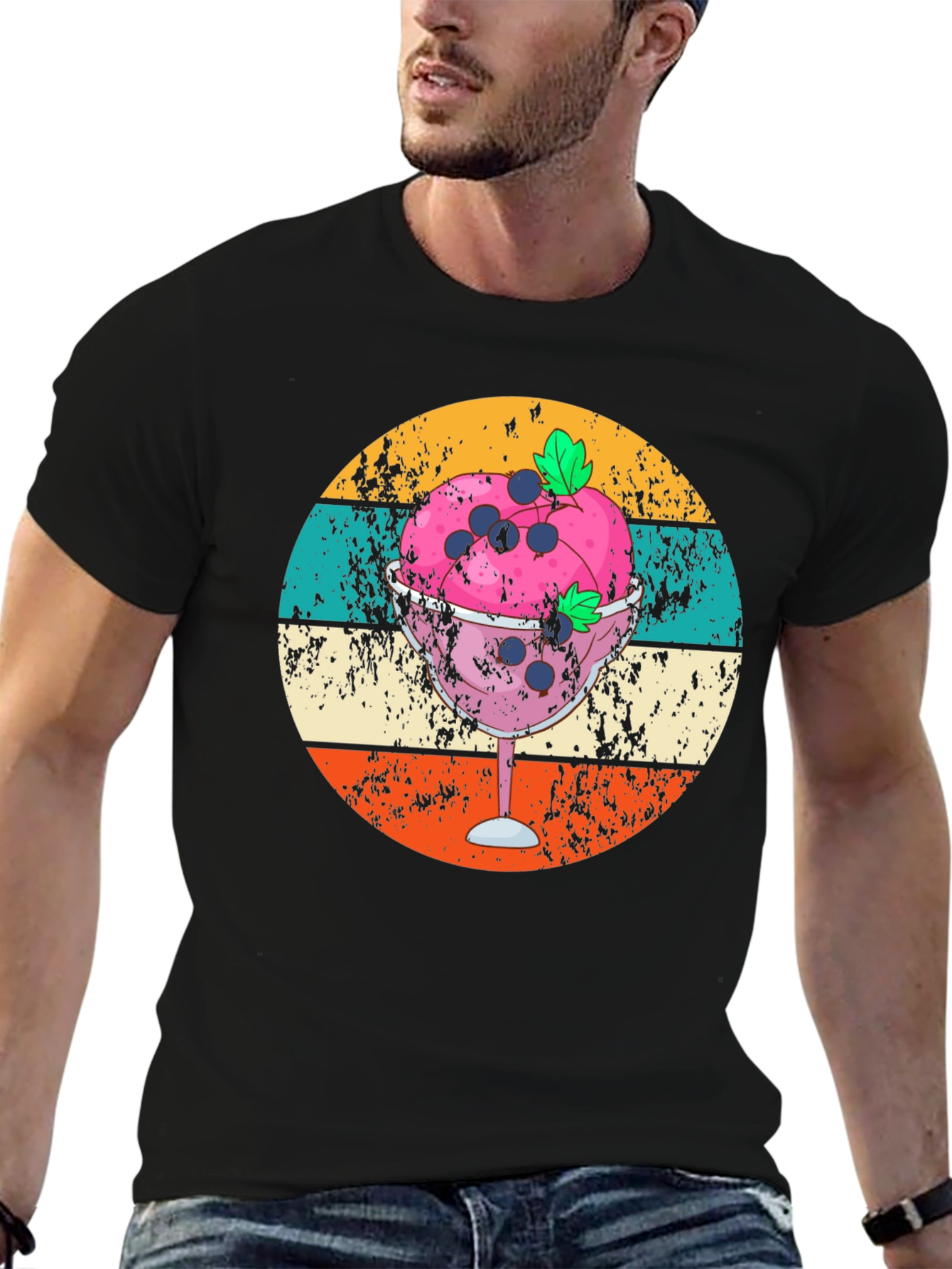 Retro Dessert Graphic T-Shirt