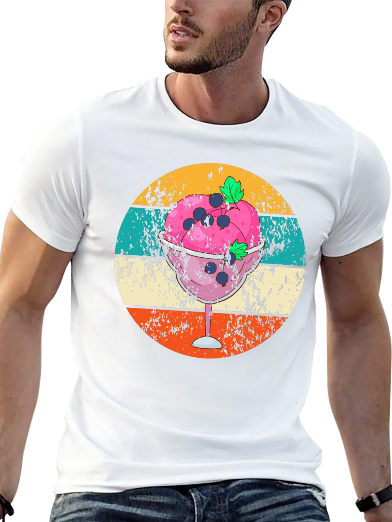 Retro Dessert Graphic T-Shirt