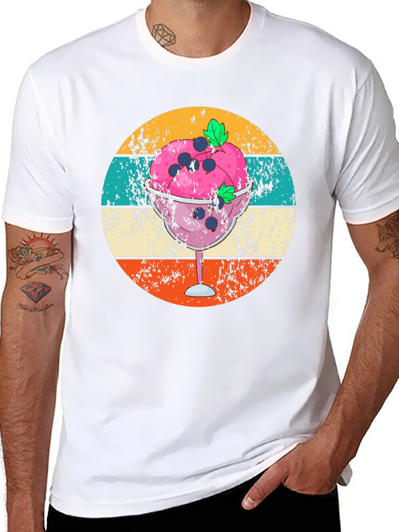Retro Dessert Graphic T-Shirt