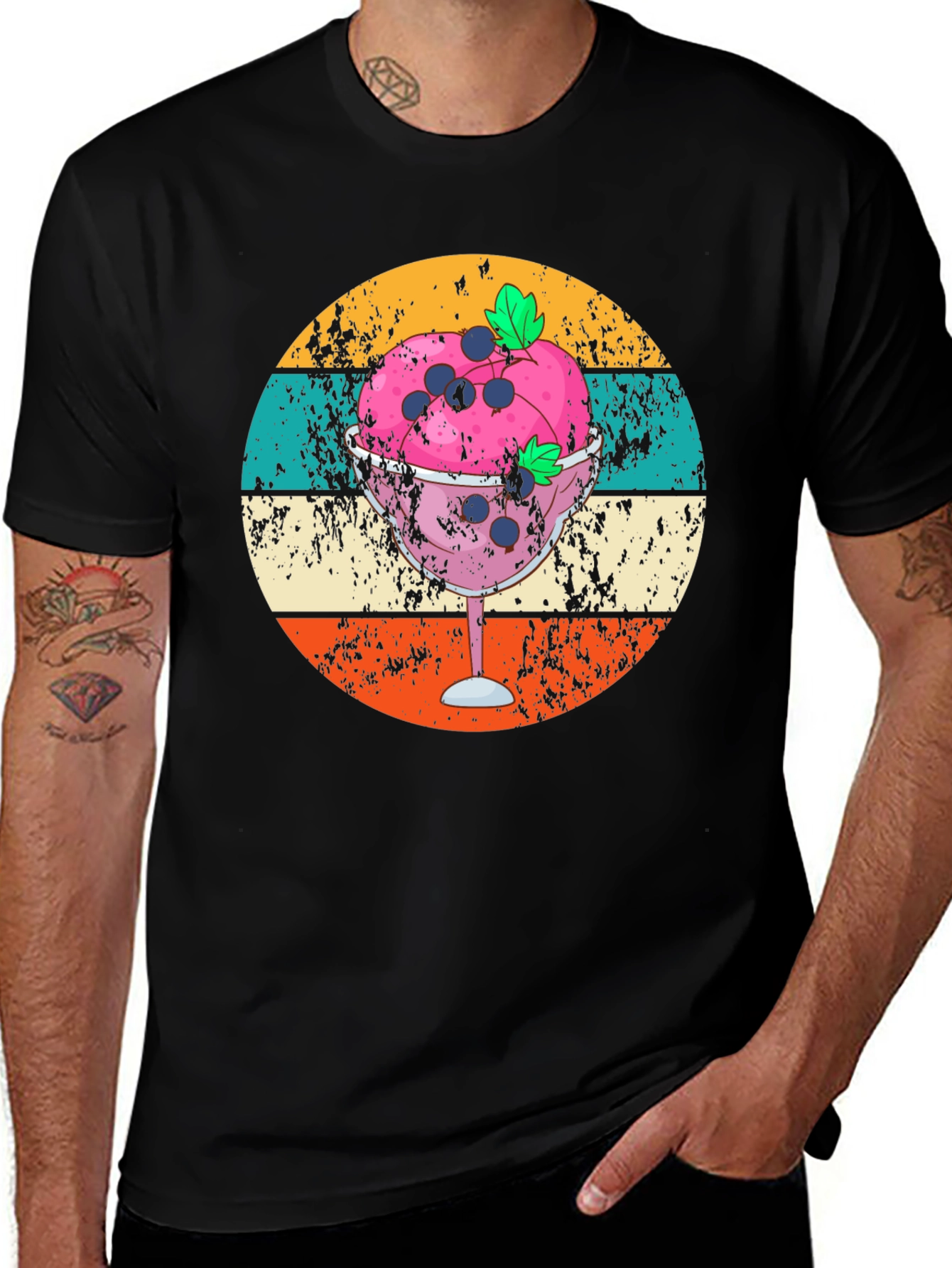 Retro Dessert Graphic T-Shirt