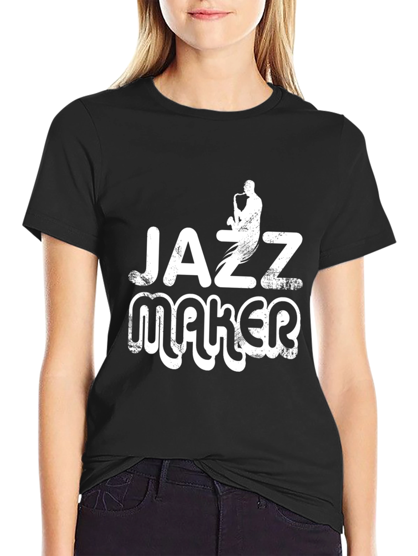 Jazz Maker Graphic T-Shirt - Cool Music Tee