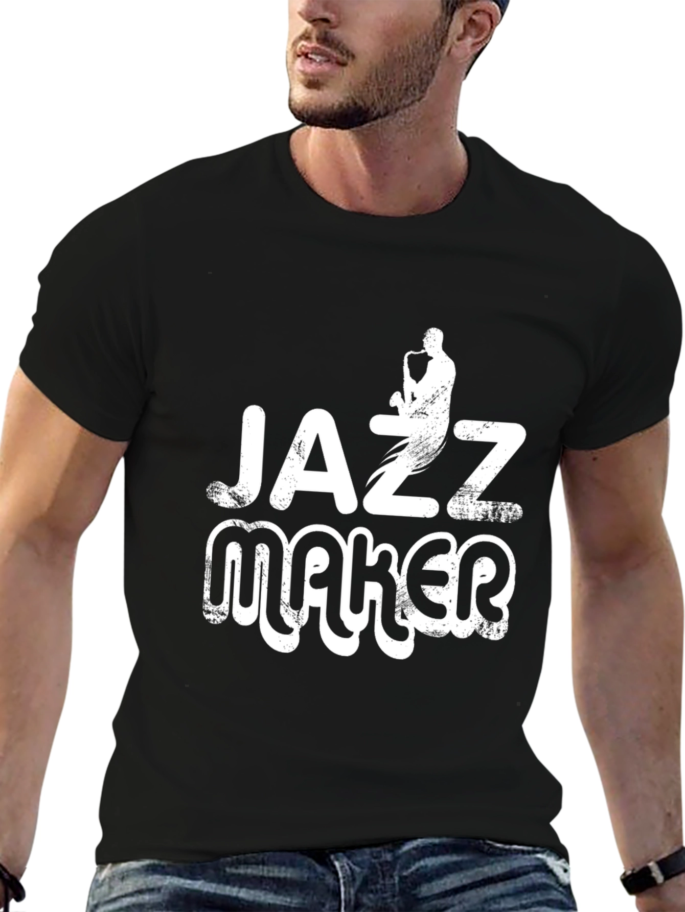 Jazz Maker Graphic T-Shirt - Cool Music Tee