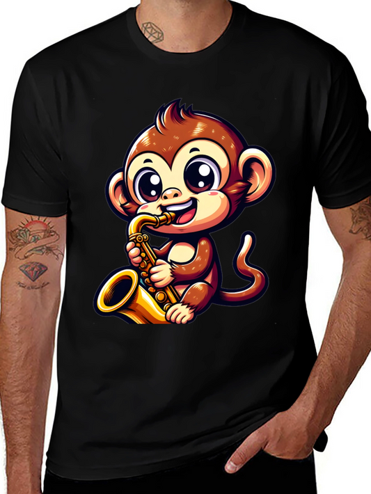 Monkey Saxophone T-Shirt