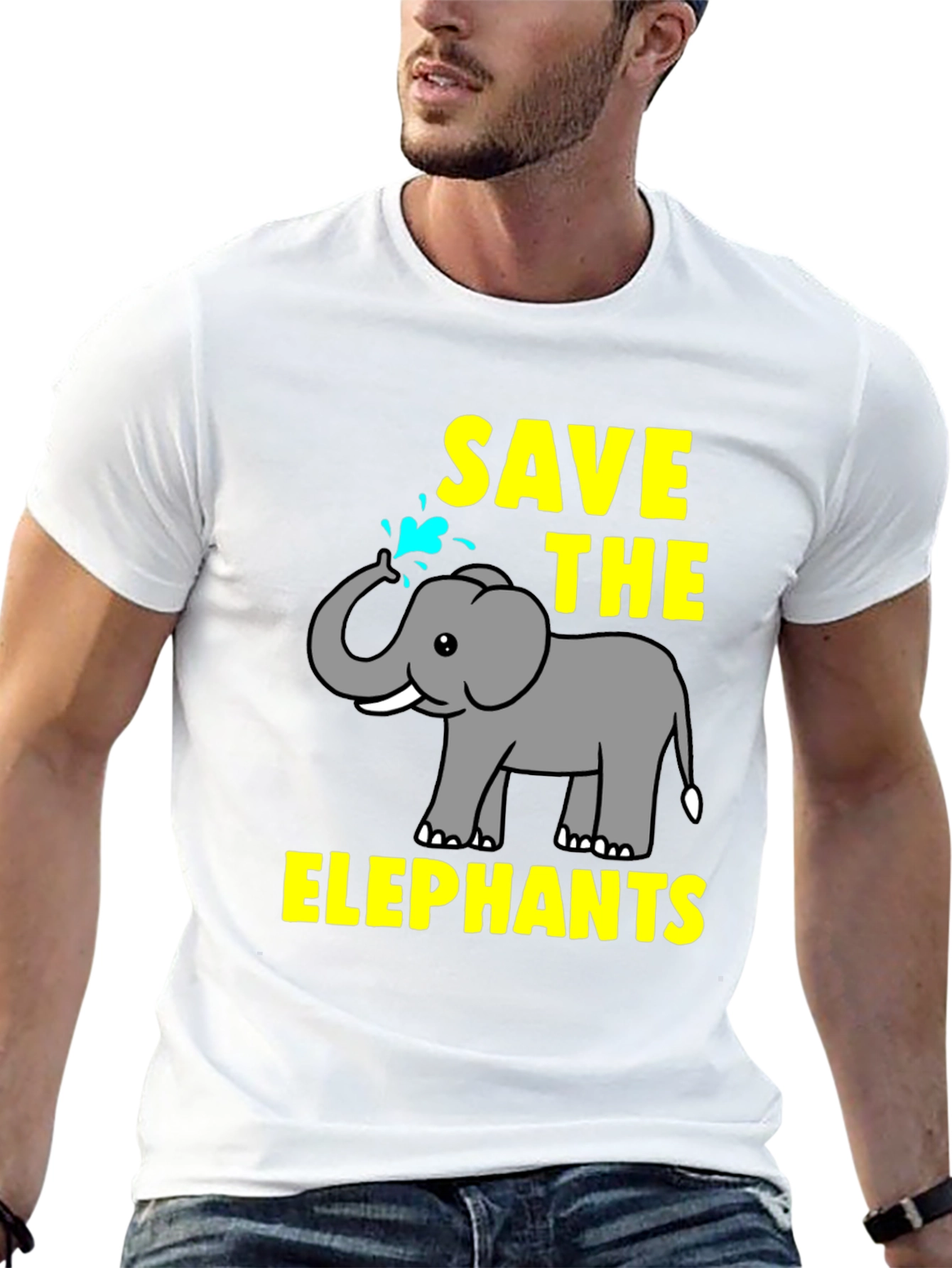 Save The Elephants Graphic Tee