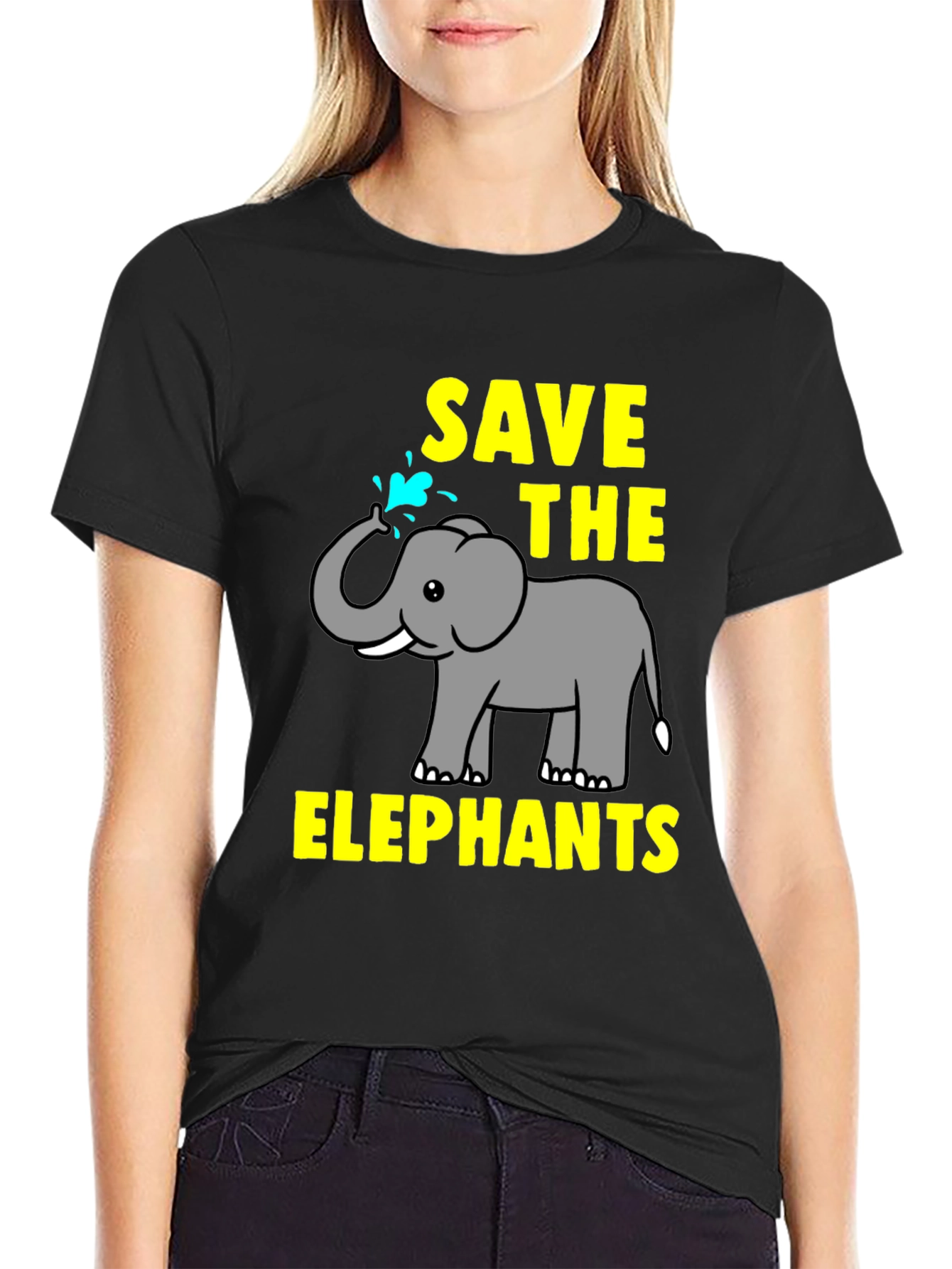 Save The Elephants Graphic Tee