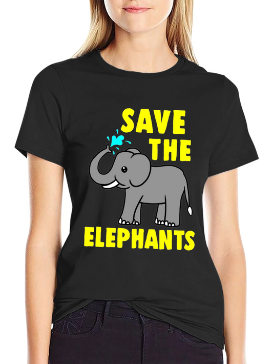 Save The Elephants Graphic Tee