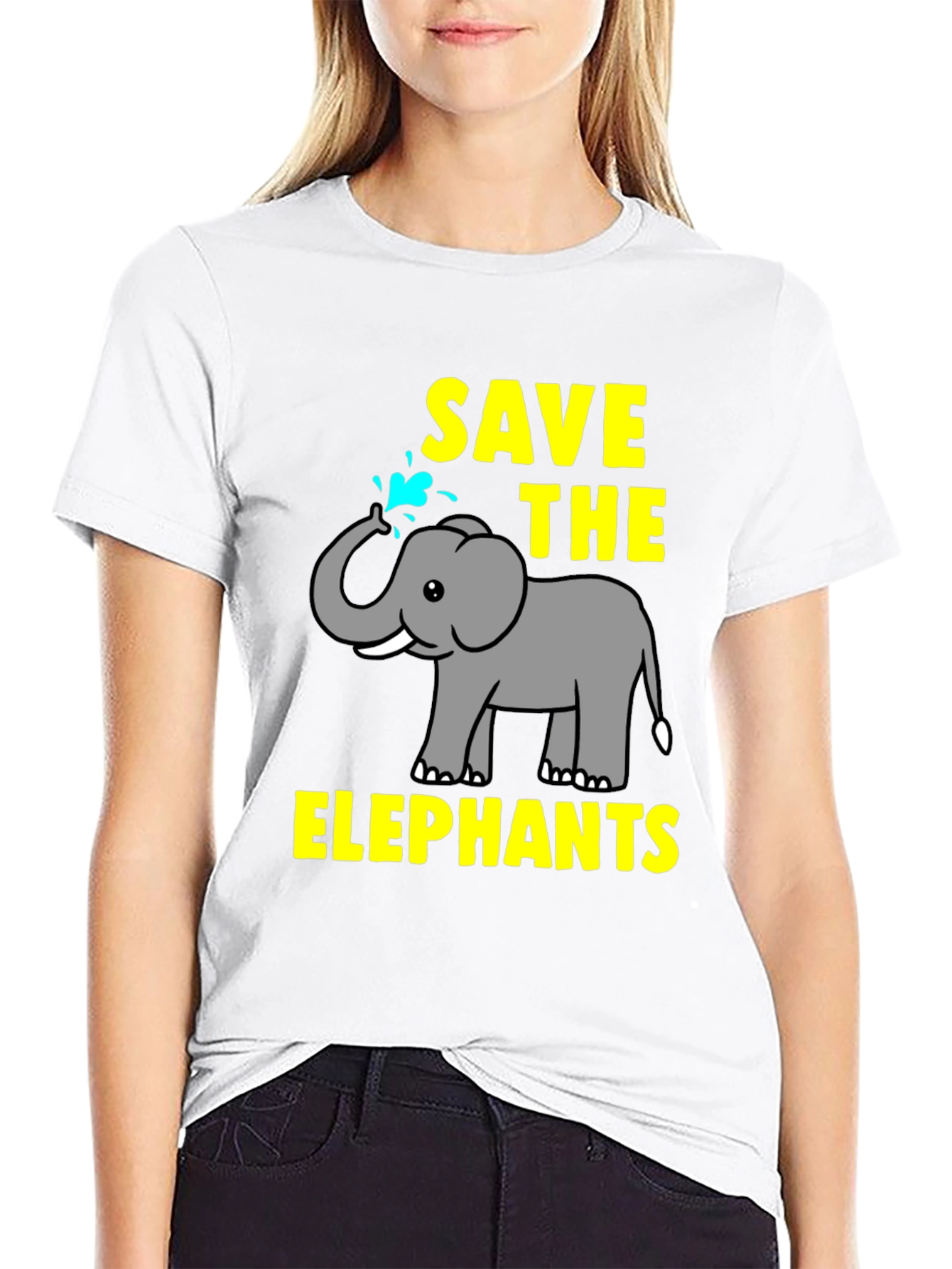 Save The Elephants Graphic Tee