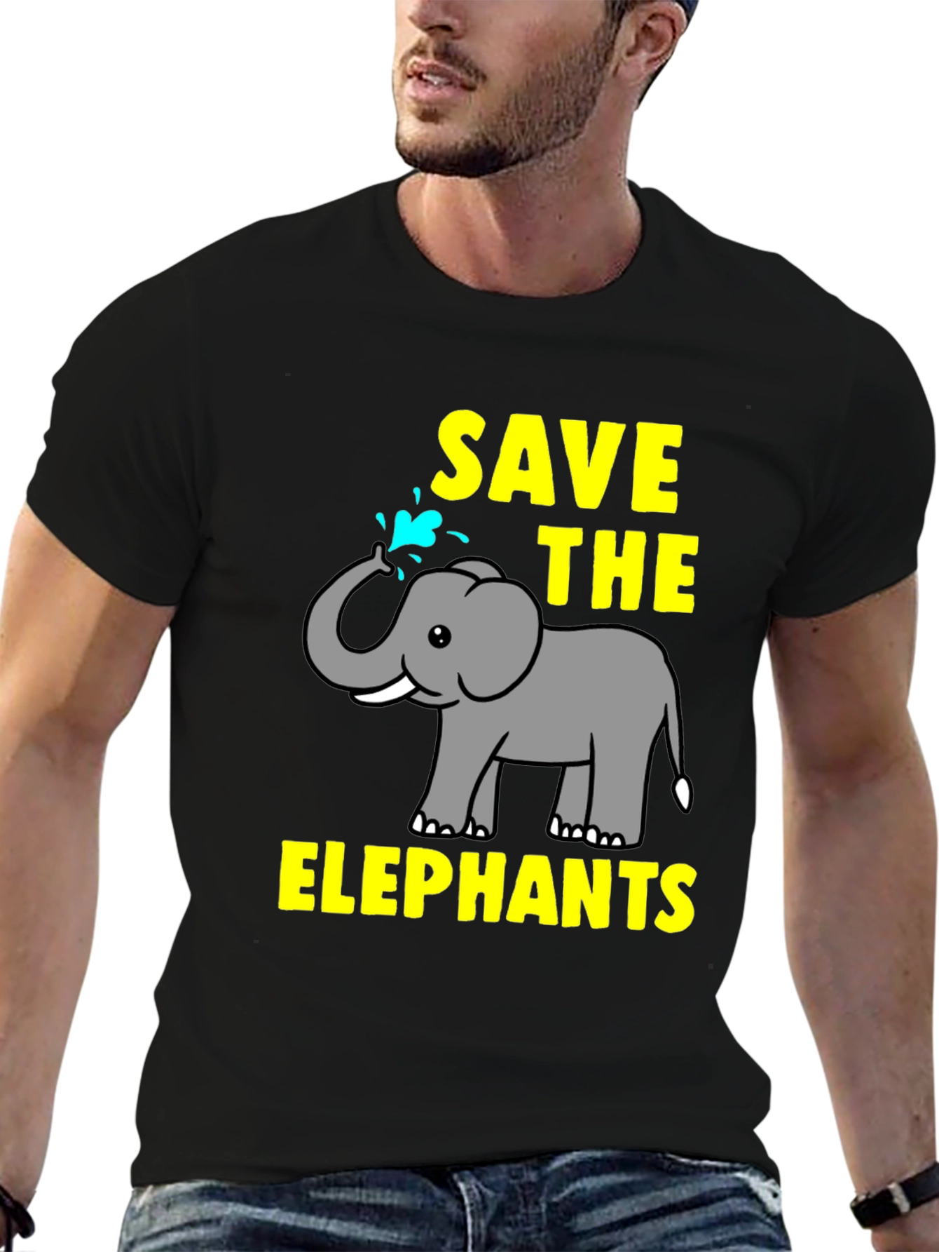 Save The Elephants Graphic Tee