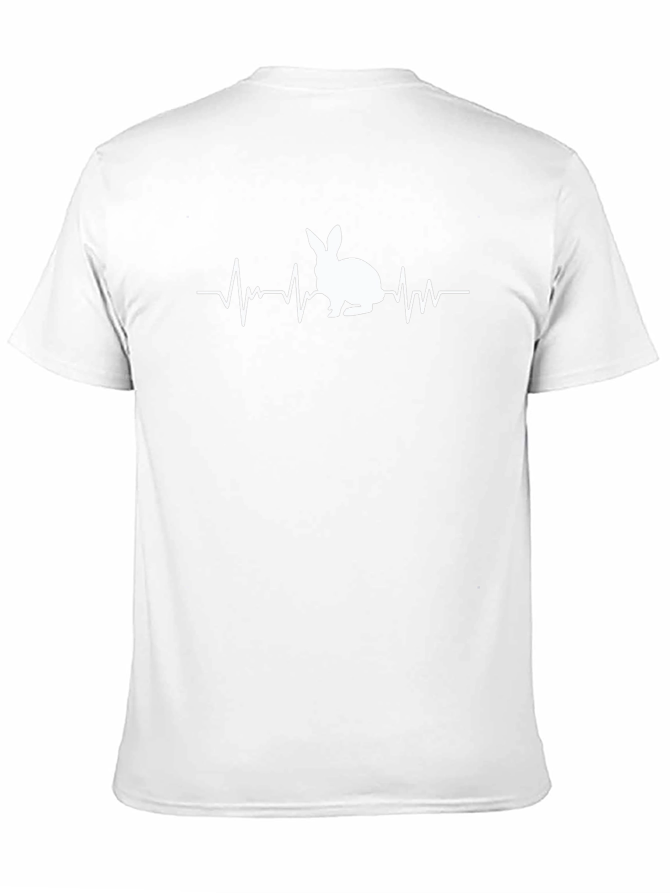 Bunny Heartbeat T-Shirt - Black