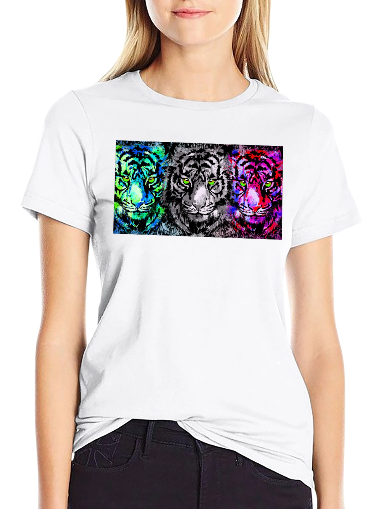 Neon Tiger Trio Graphic Tee