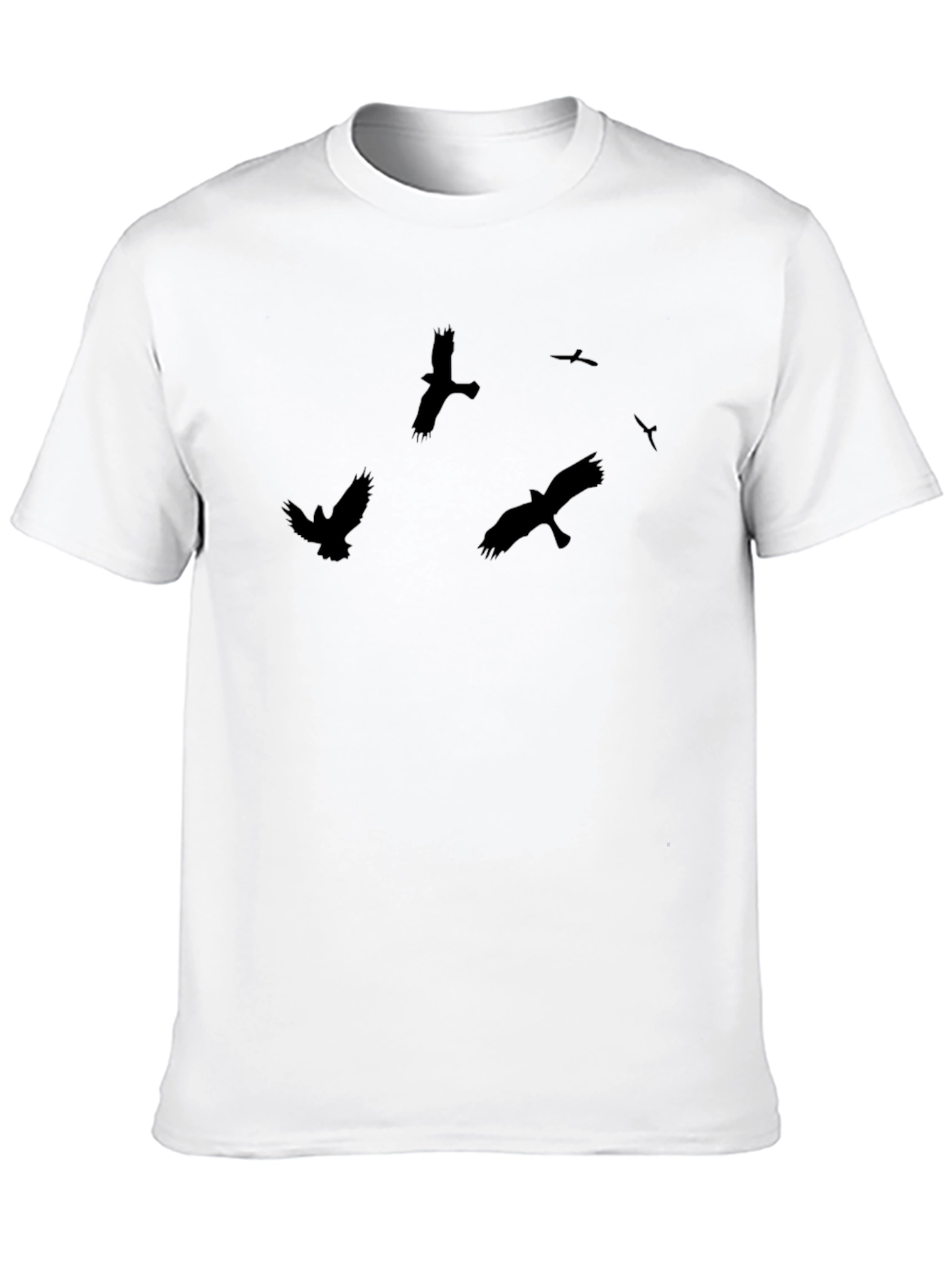 Raven Flight Graphic Tee - Mens Black T-Shirt