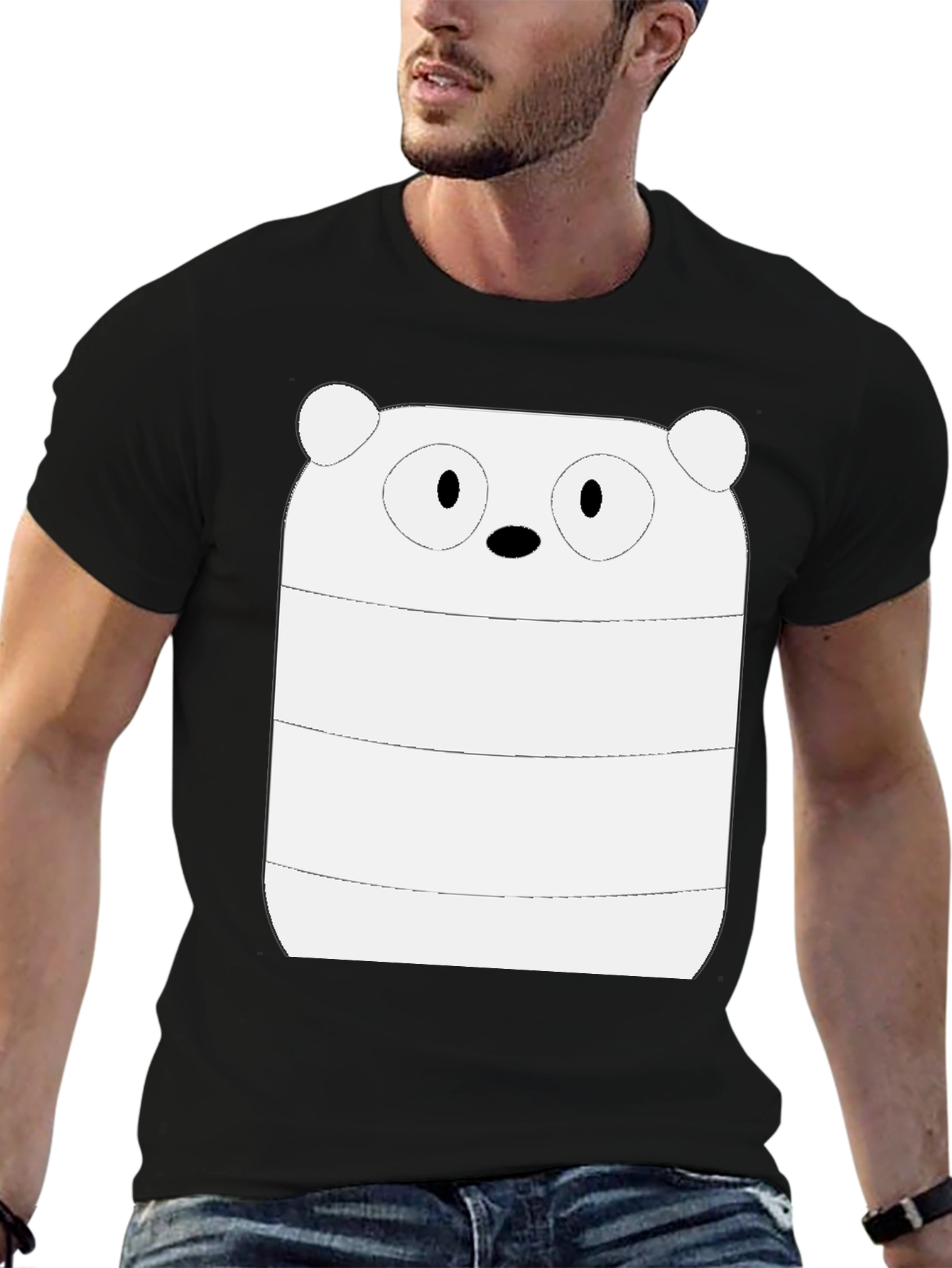 Cool We Bare Bears Ice Bear Graphic T-Shirt