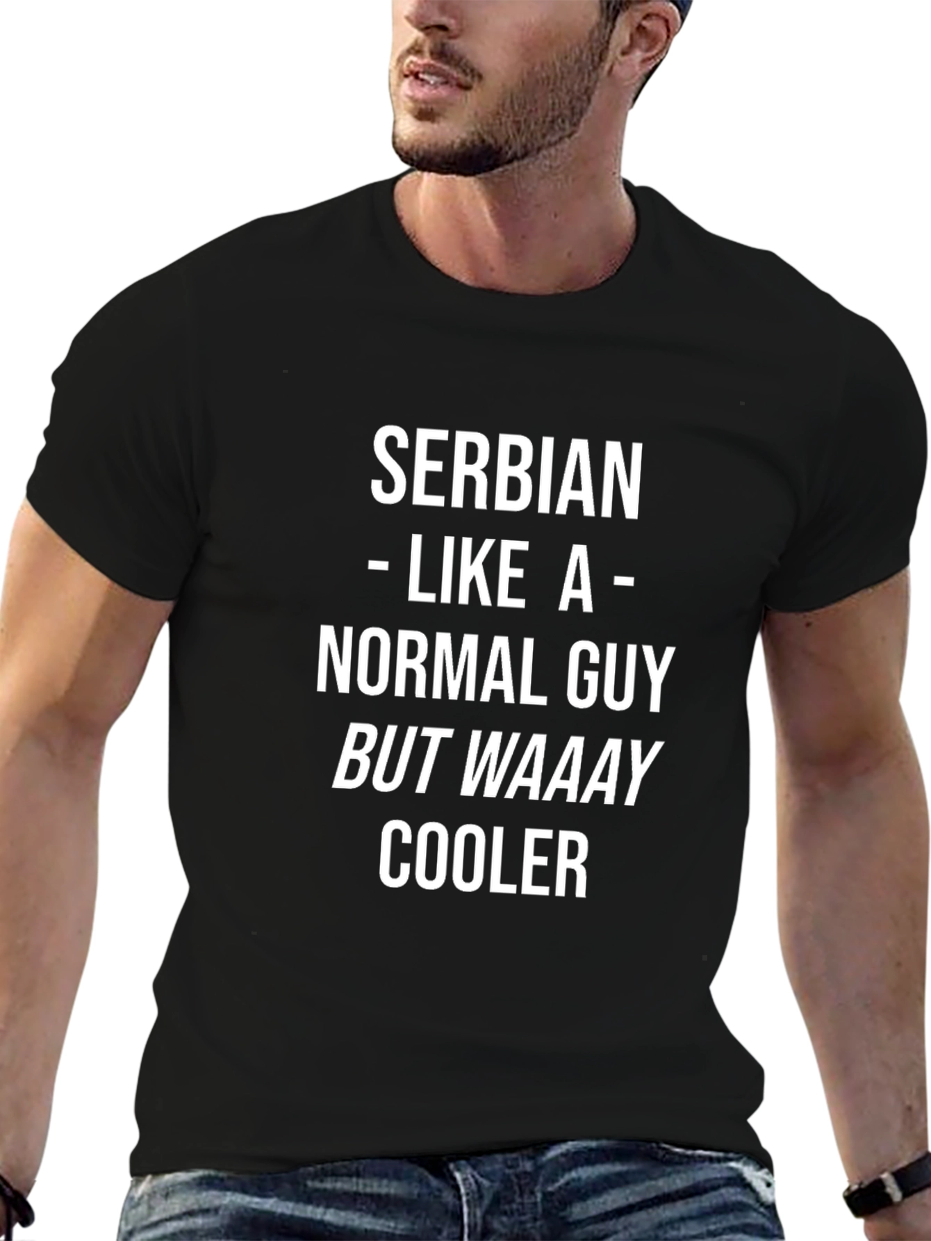 Serbian Waaay Cooler Graphic Tee