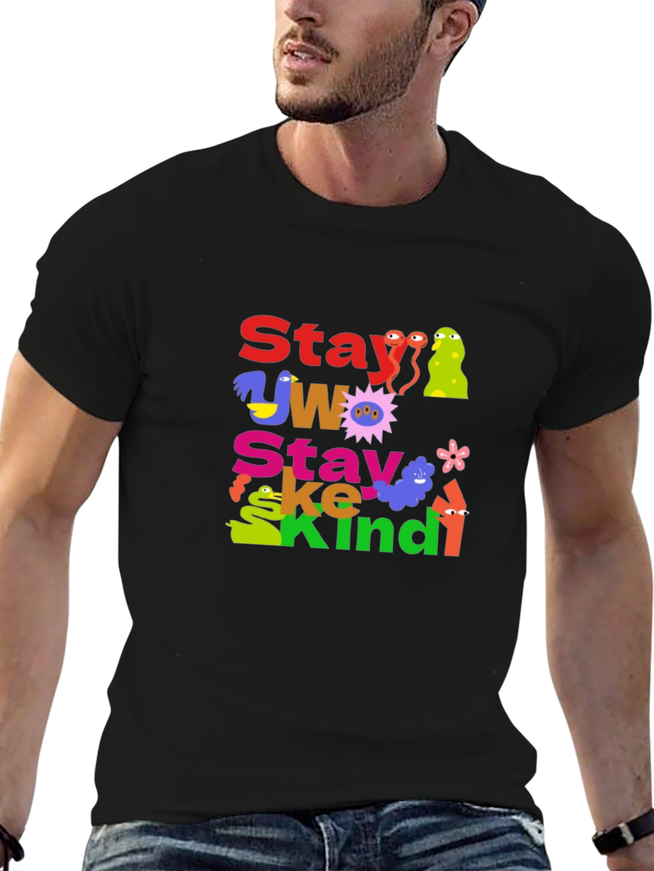 Stay Weird Stay Kind Graphic T-Shirt