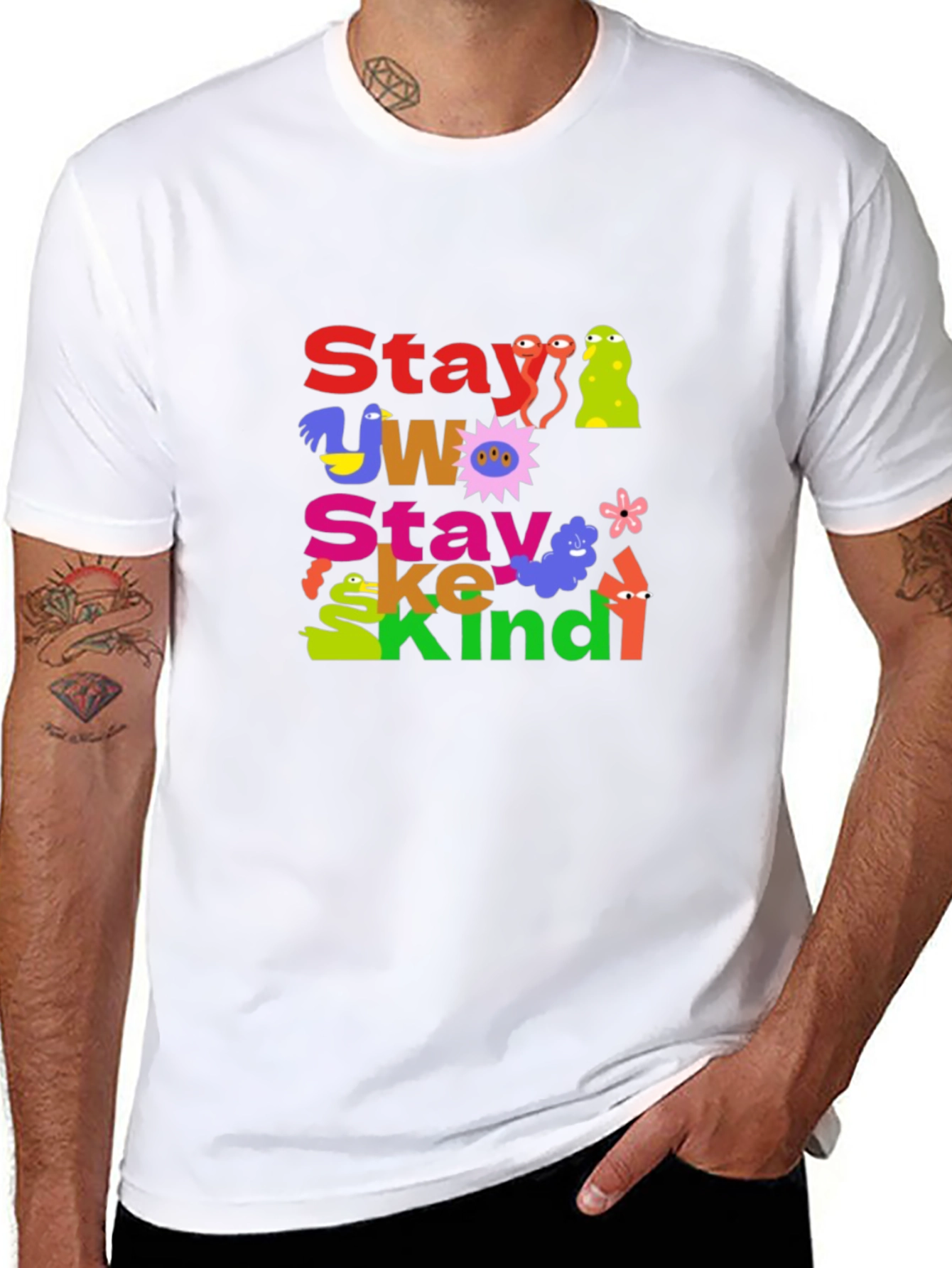 Stay Weird Stay Kind Graphic T-Shirt