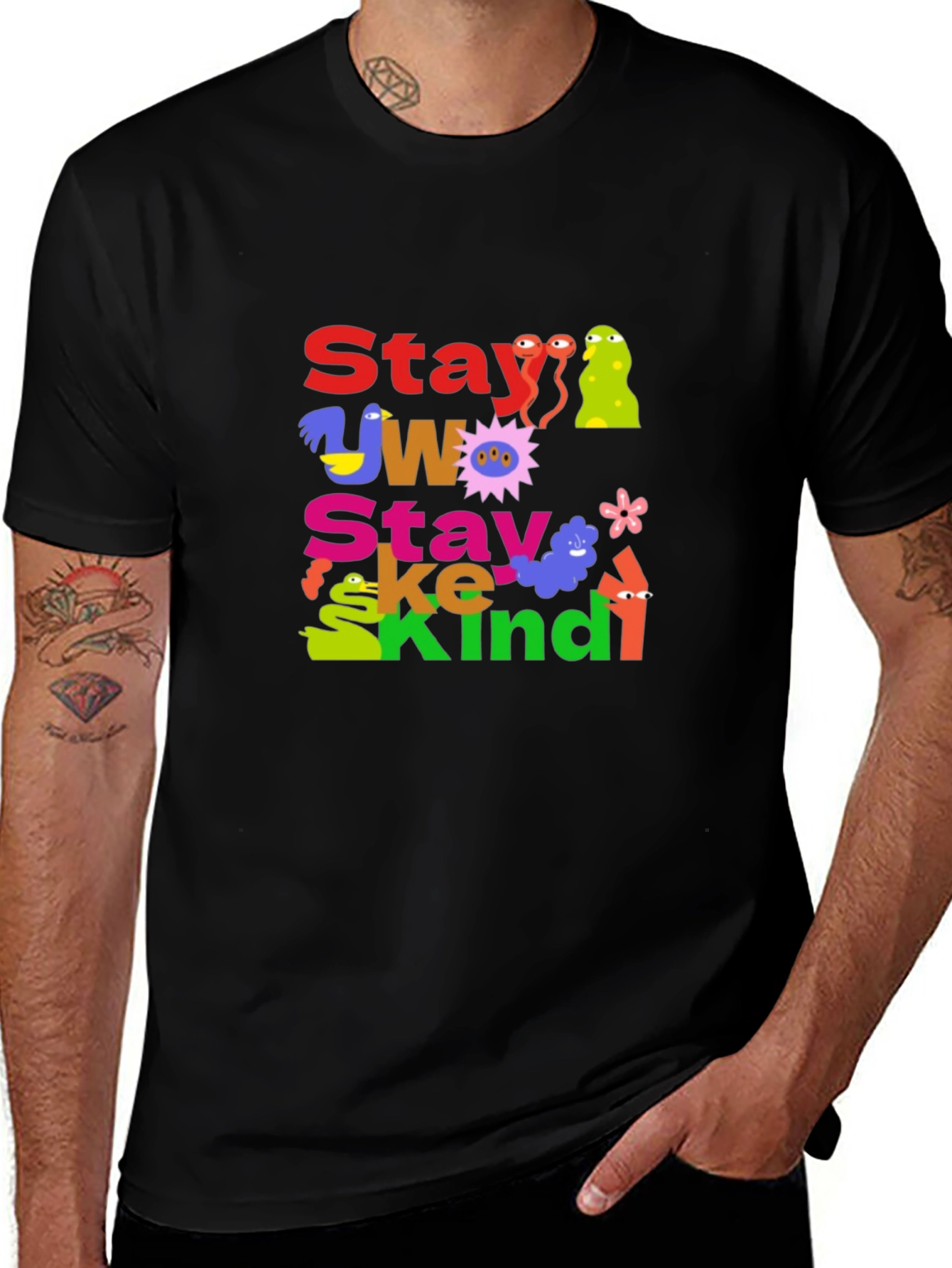 Stay Weird Stay Kind Graphic T-Shirt