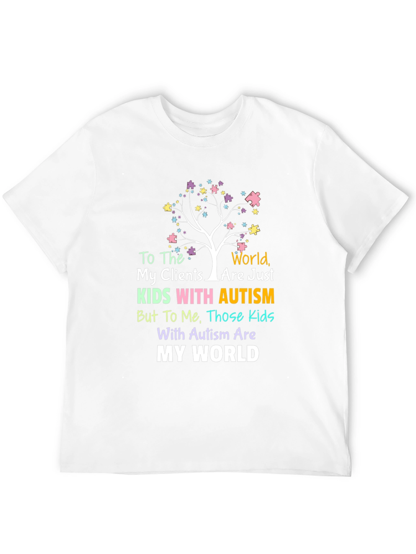 Autism Awareness T-Shirt: My World