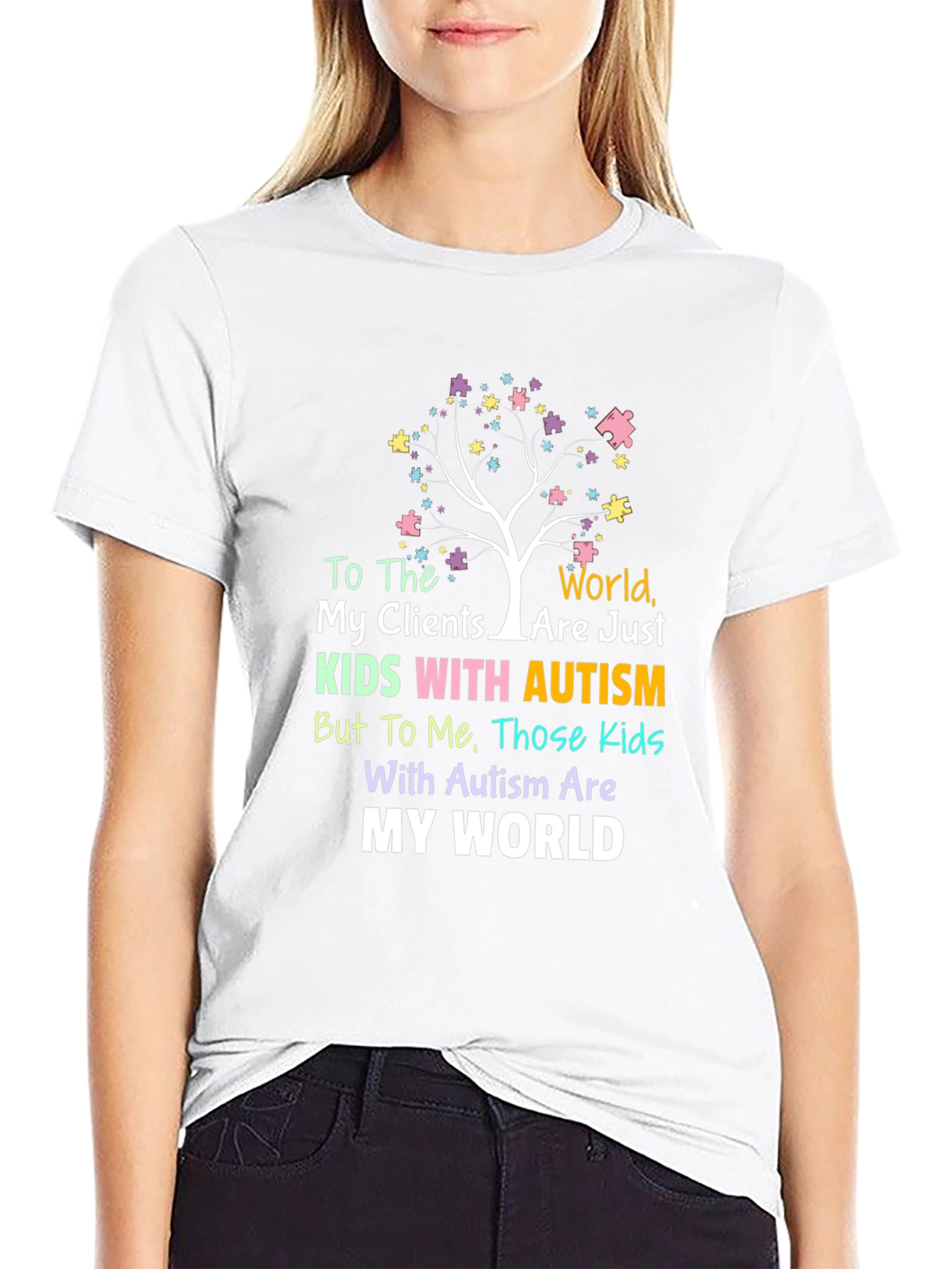 Autism Awareness T-Shirt: My World