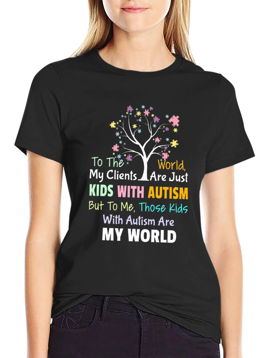 Autism Awareness T-Shirt: My World