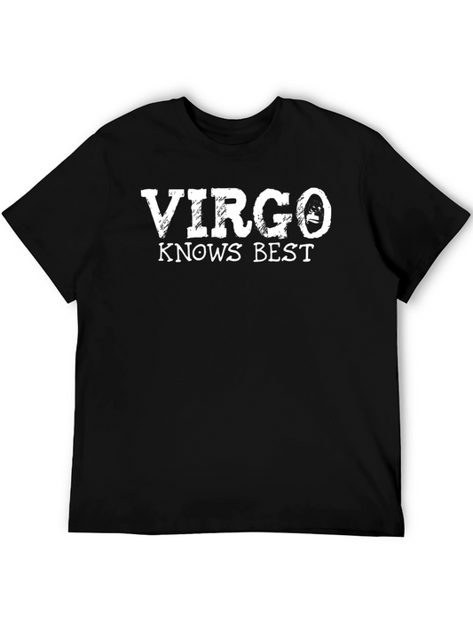 Virgo Knows Best Graphic Tee - Black