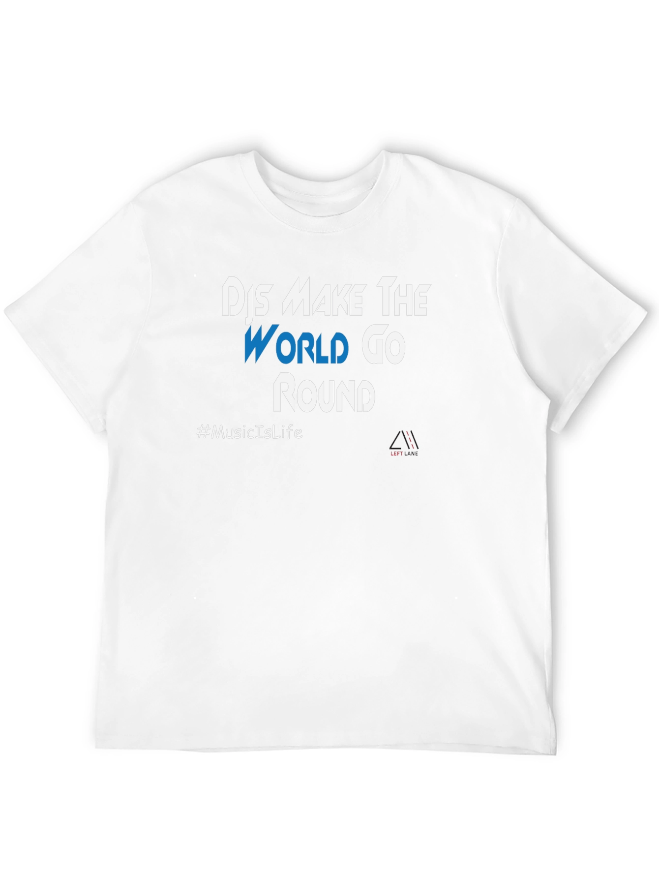 DJs Make The World Go Round Black T-Shirt
