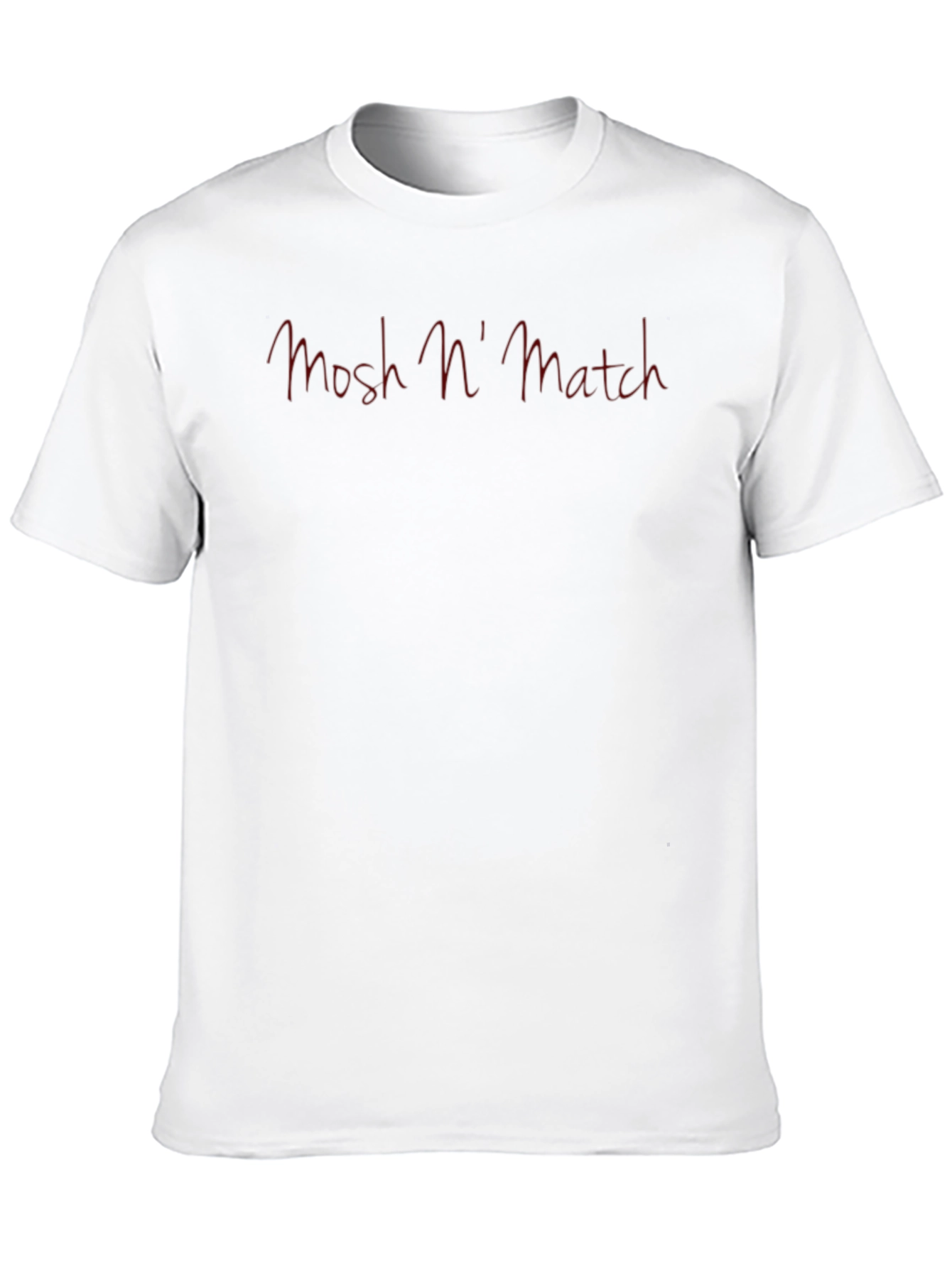 Mens Black Mosh n Match Graphic Tee Casual
